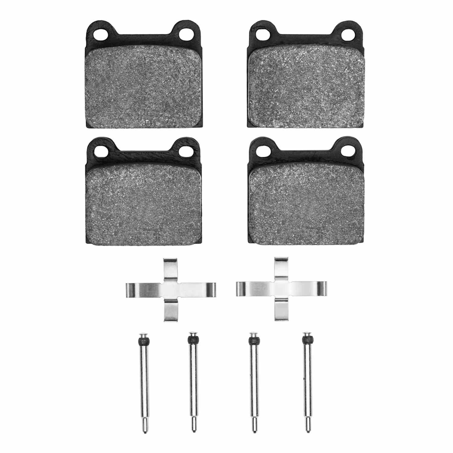 R1 Concepts 1975-2004 Volvo 240 Rear R1 Concepts Ceramic Pads & Hardware Kit