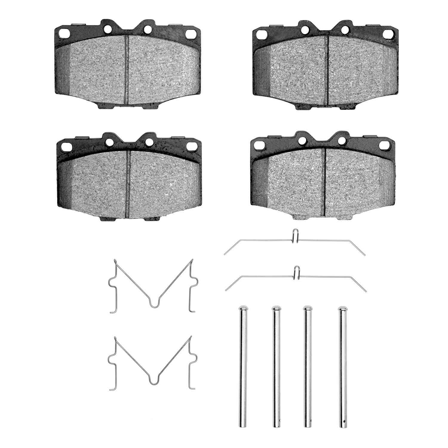 R1 Concepts 1976-1989 Toyota 4Runner Front Performance Off-Road/Tow Brake Pads & Hardware Kit