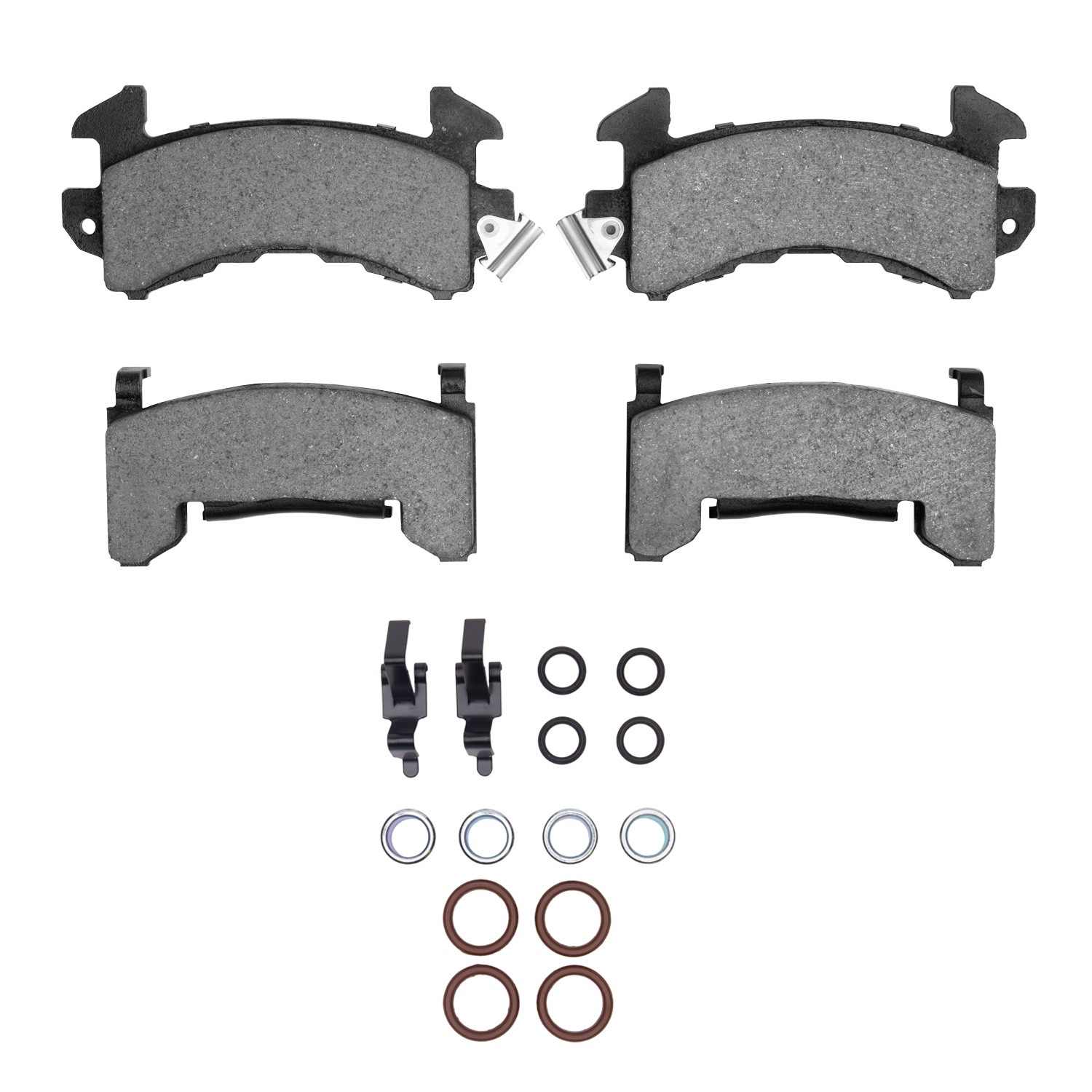 R1 Concepts 1978-2003 Buick Riviera Front R1 Concepts Semi Met Pads & Hardware Kit