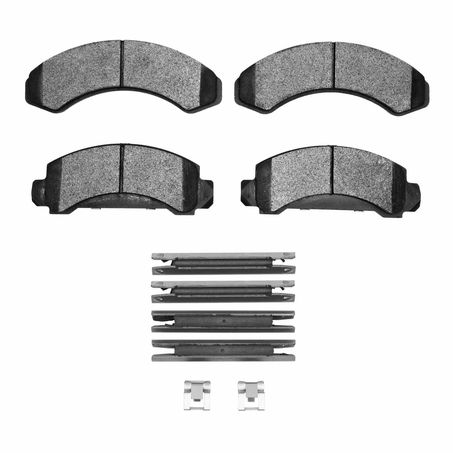 R1 Concepts 1983-1997 Ford Bronco II Front R1 Concepts Semi Met Pads & Hardware Kit