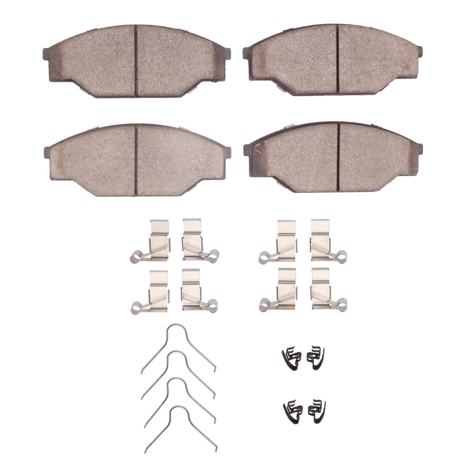 R1 Concepts 1985-1993 Toyota Pickup Front R1 Concepts Ceramic Pads & Hardware Kit