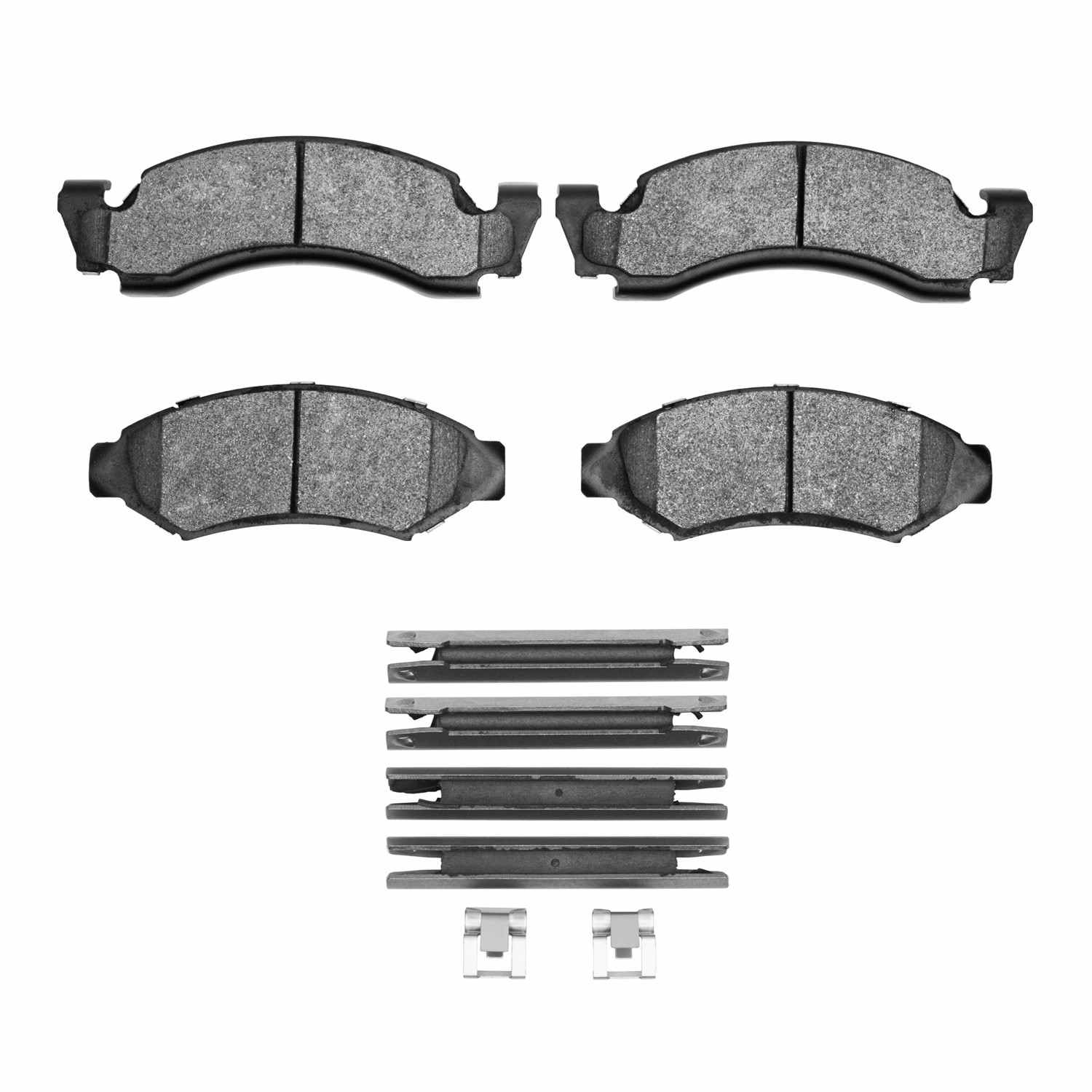 R1 Concepts 1986-1993 Ford F-150 RWD Front R1 Concepts Semi Met Pads & Hardware Kit