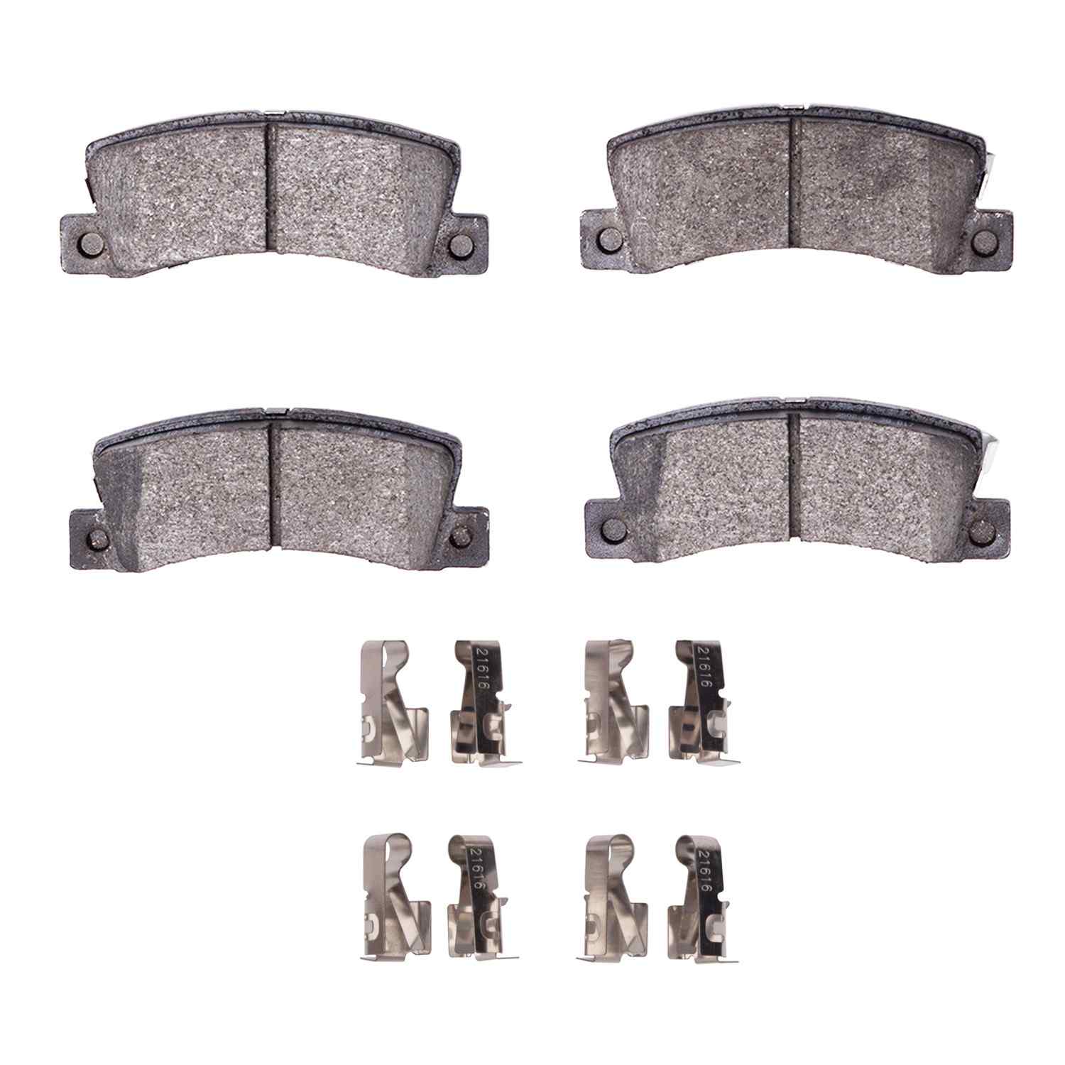 R1 Concepts 1987-1996 Toyota Camry Rear R1 Concepts Ceramic Pads & Hardware Kit