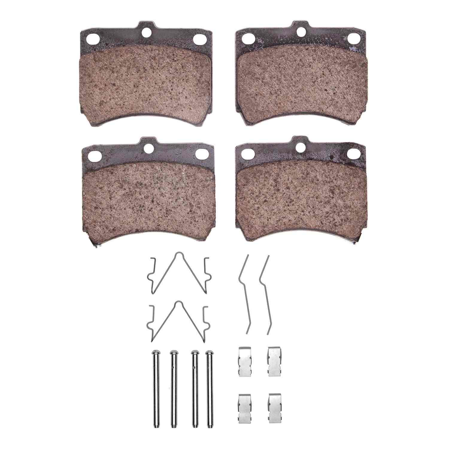 R1 Concepts 1988-1993 Ford Festiva Front R1 Concepts Semi Met Pads & Hardware Kit