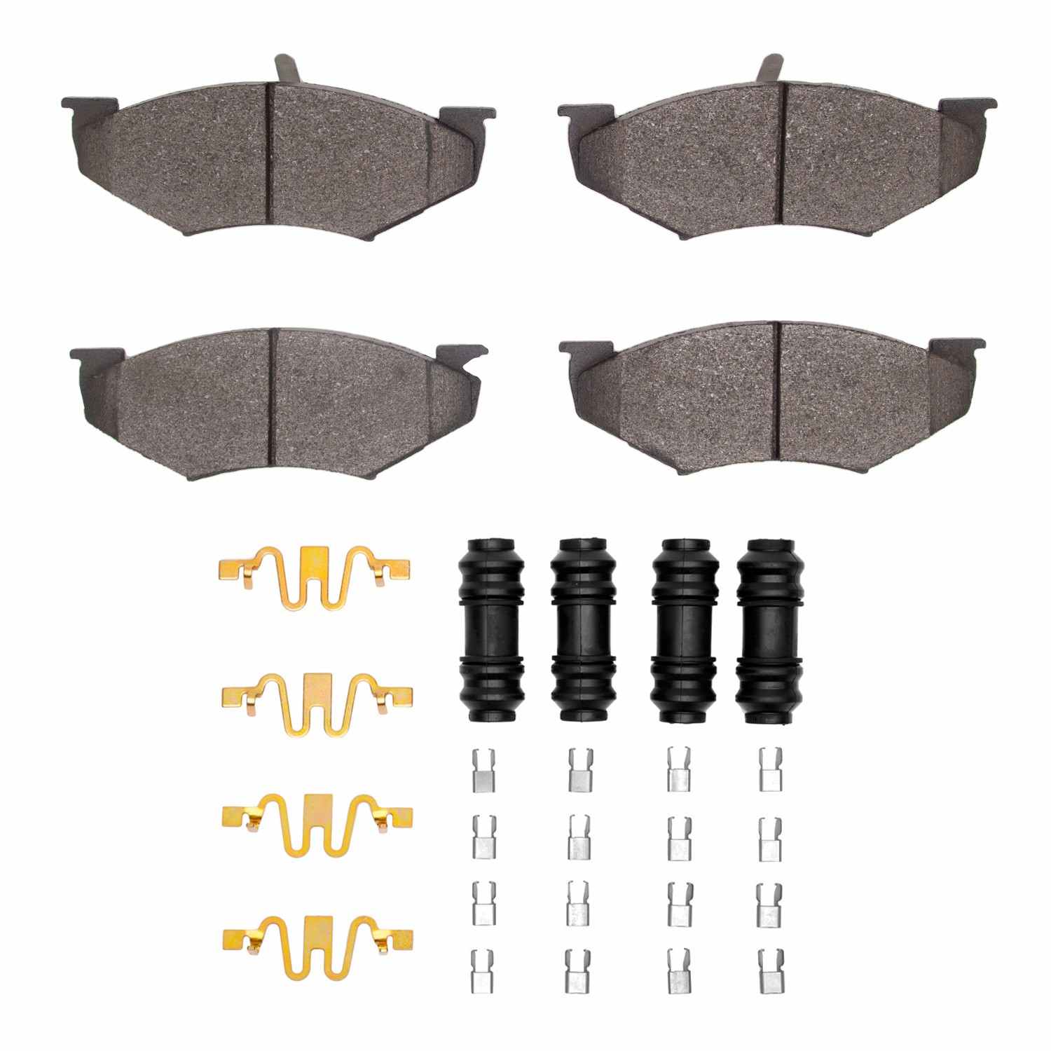 R1 Concepts 1989-1990 Chrysler LeBaron Front R1 Concepts Semi Met Pads & Hardware Kit