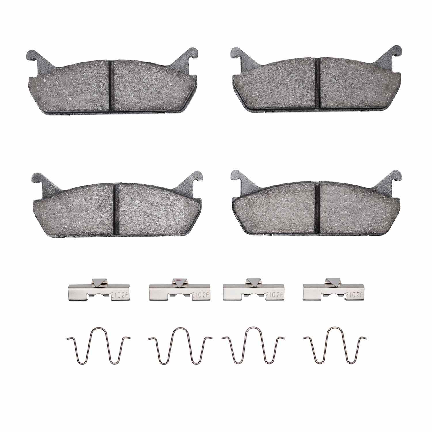 R1 Concepts 1990-1996 Ford Escort Rear R1 Concepts Semi Met Pads & Hardware Kit