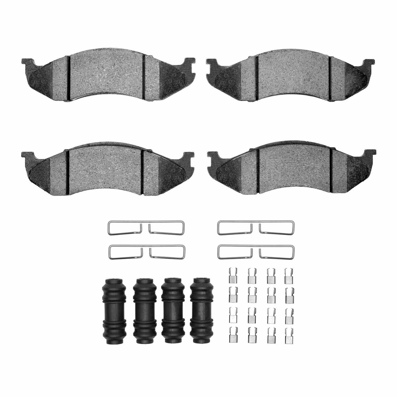 R1 Concepts 1990-2006 Jeep Cherokee Front R1 Concepts Super Duty Pads & Hardware Kit