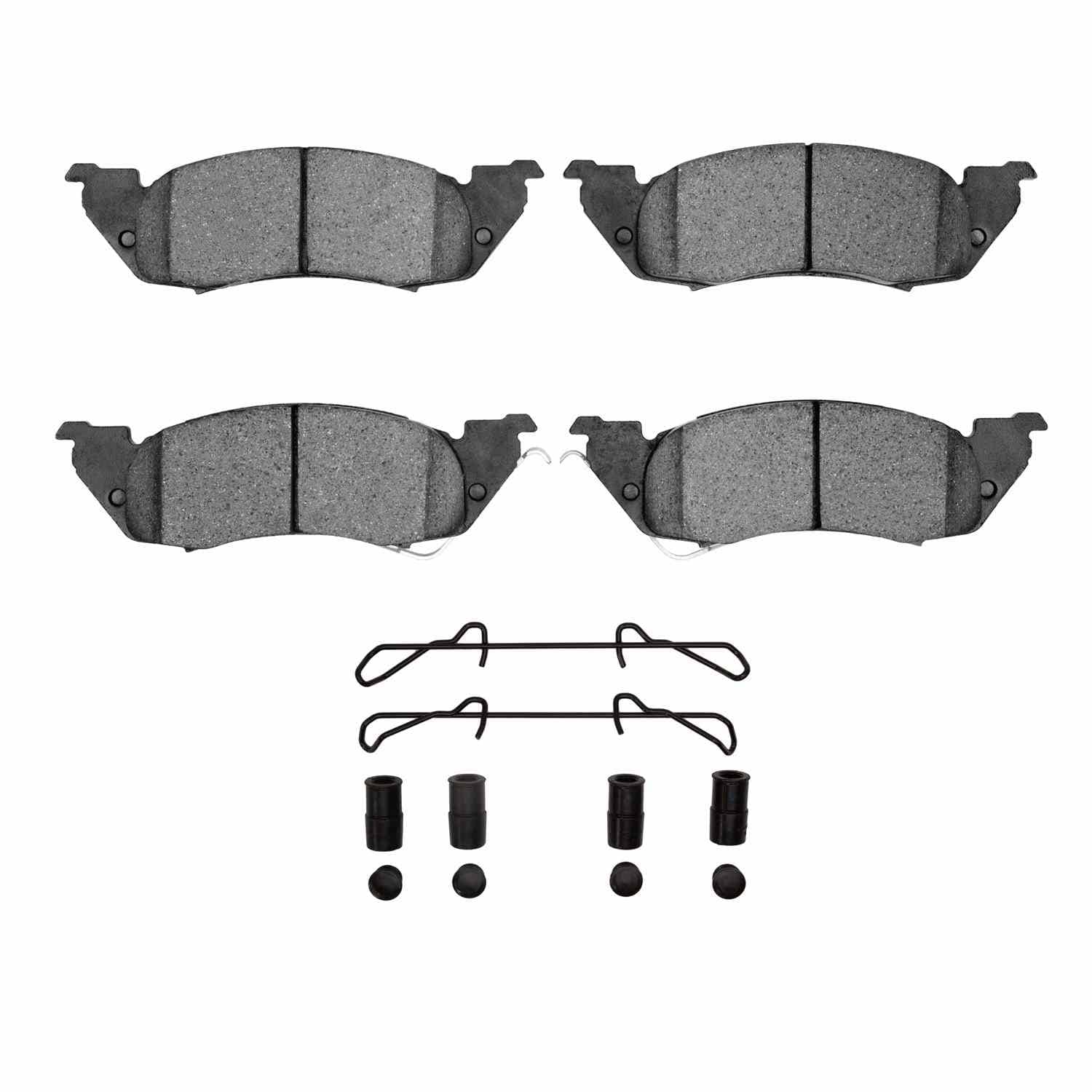 R1 Concepts 1991-1998 Dodge Dakota RWD Front R1 Concepts Semi Met Pads & Hardware Kit