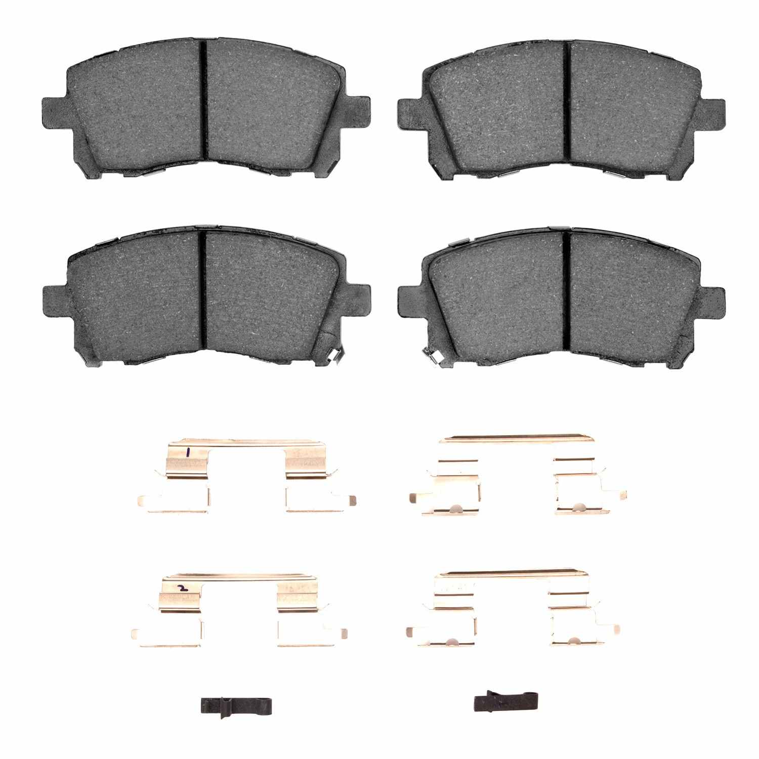 R1 Concepts 1997-2003 Subaru Impreza Front R1 Concepts Performance Sport Pads & Hardware Kit