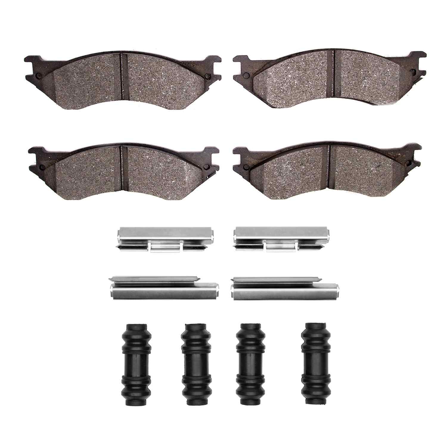 R1 Concepts 1997-2004 Dodge Ram 1500 Van Front R1 Concepts Semi Met Pads & Hardware Kit