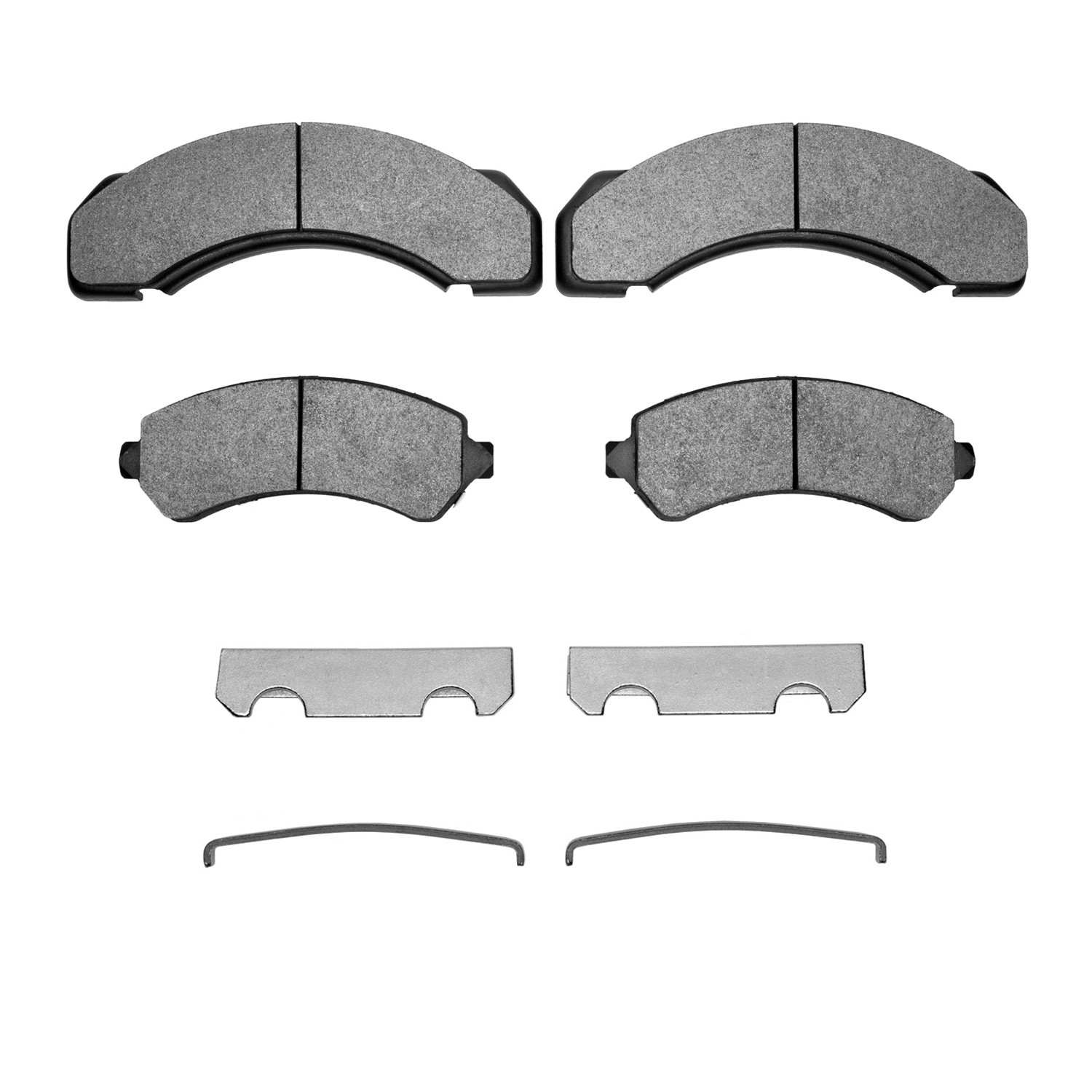 R1 Concepts 1997-2012 Chevrolet P30 Front/Rear R1 Concepts Super Duty Pads & Hardware Kit