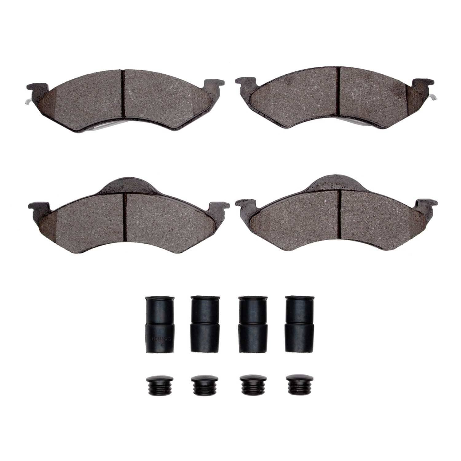 R1 Concepts 1998-1999 Dodge Dakota 4WD Front R1 Concepts Semi Met Pads & Hardware Kit