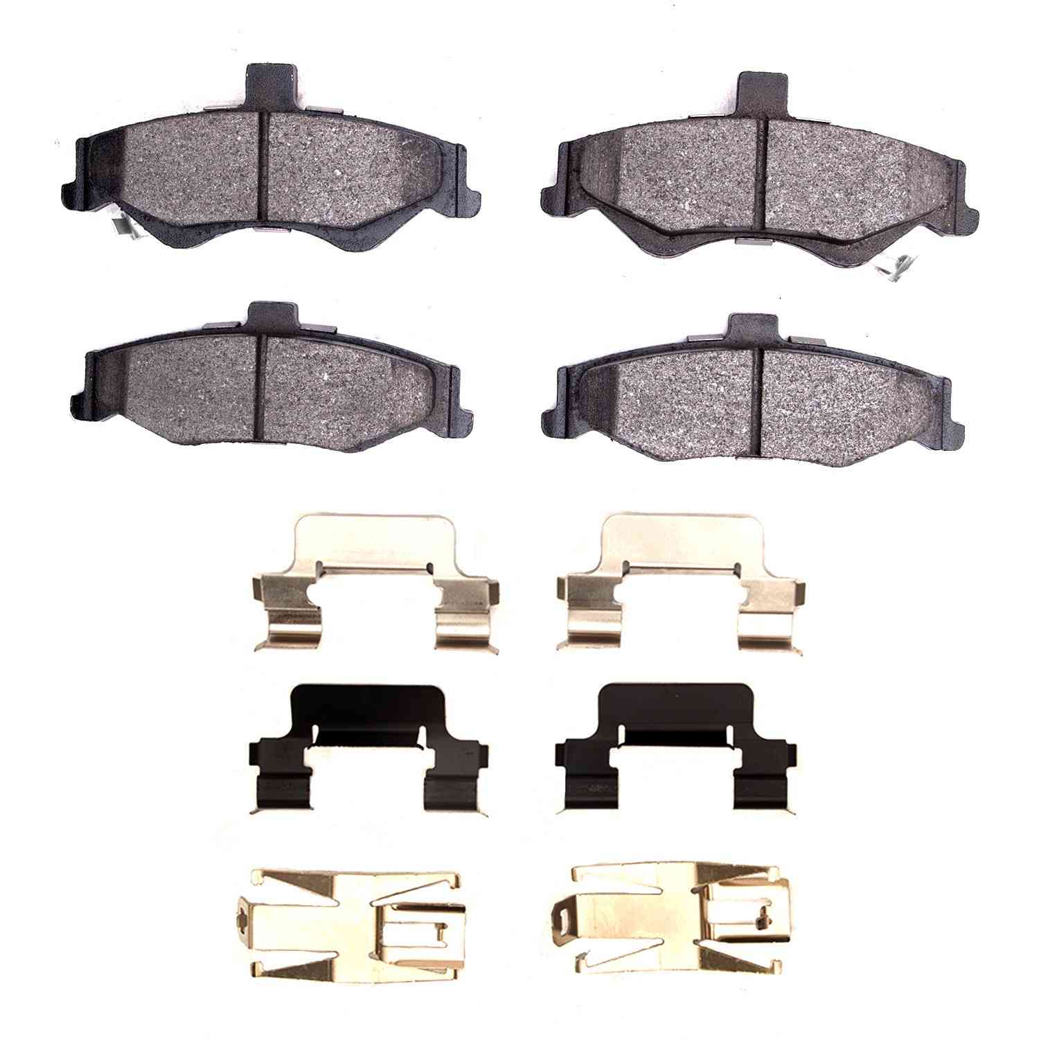 R1 Concepts 1998-2002 Chevrolet Camaro Rear R1 Concepts Ceramic Pads & Hardware Kit