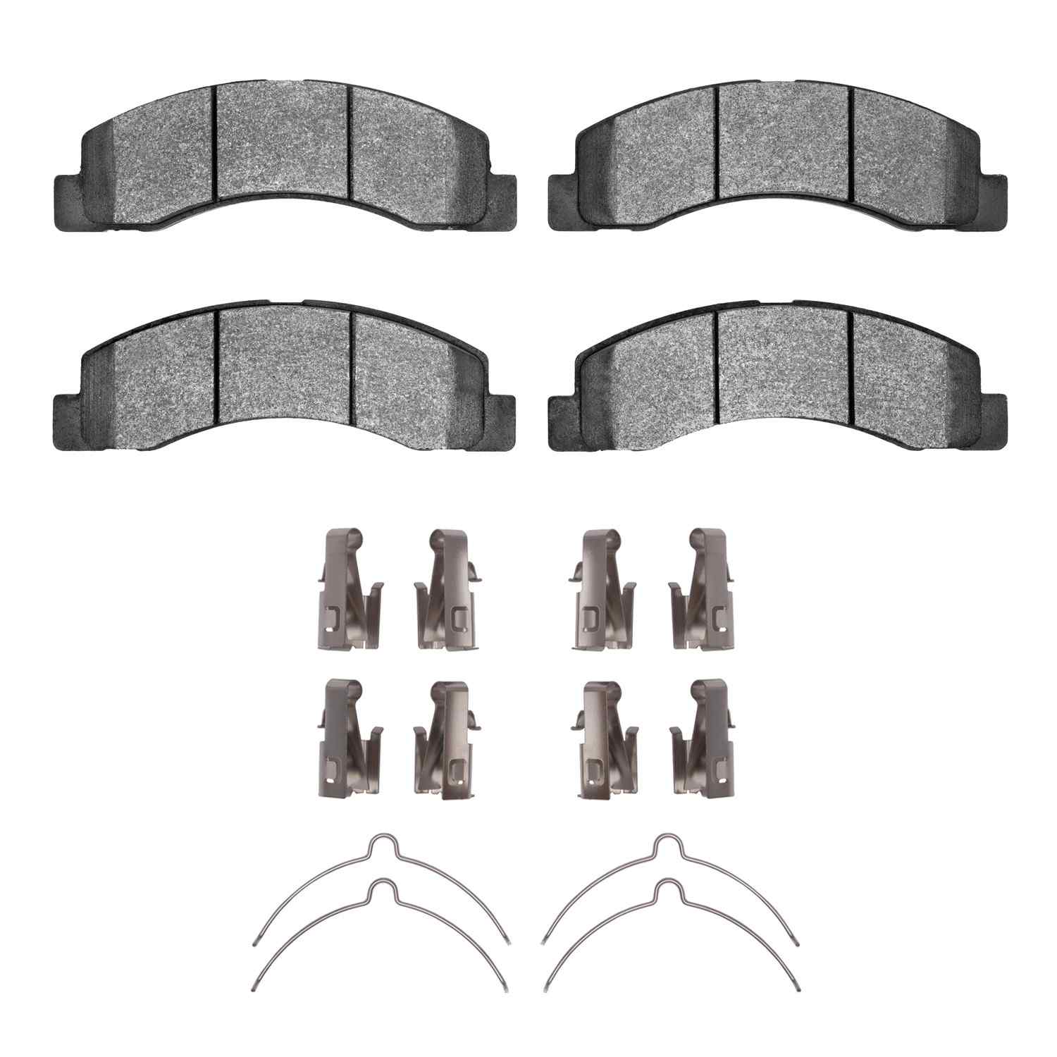 R1 Concepts 1999-2005 Ford F-250 2WD (Super Duty) Front R1 Concepts Optimum OE Pads & Hardware Kit
