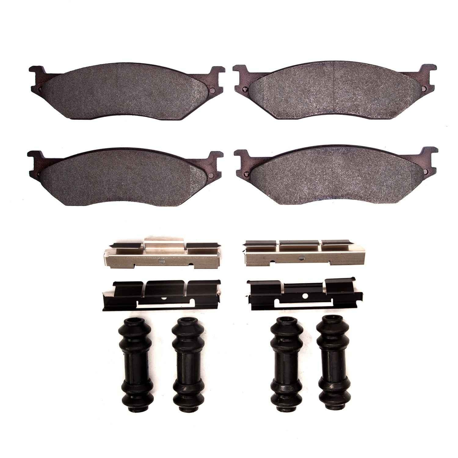 R1 Concepts 1999-2010 Coachmen Aurora Front/Rear Performance Off-Road/Tow Brake Pads & Hardware Kit
