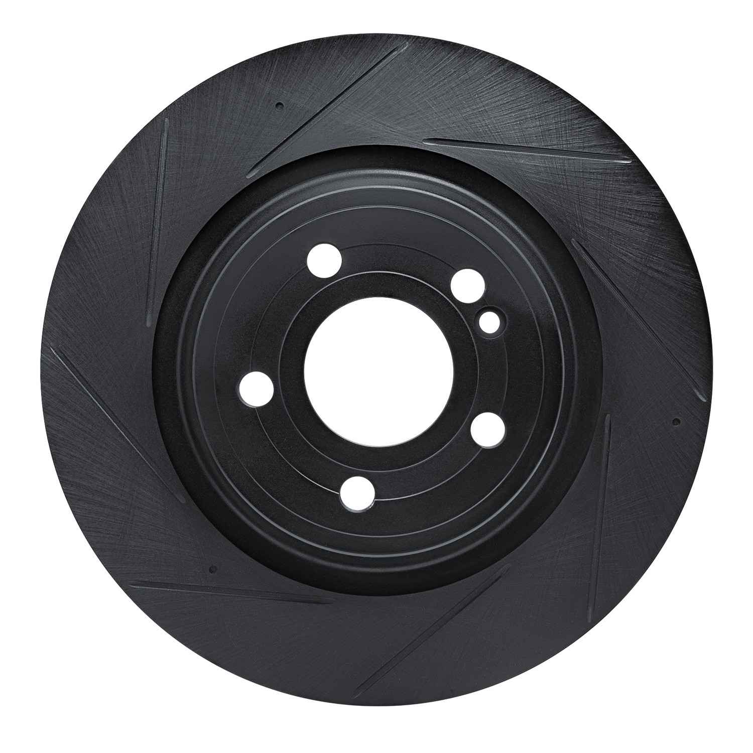 R1 Concepts 20-21 Mercedes-Benz CLA250 Rear Left Slotted Black Brake Rotor