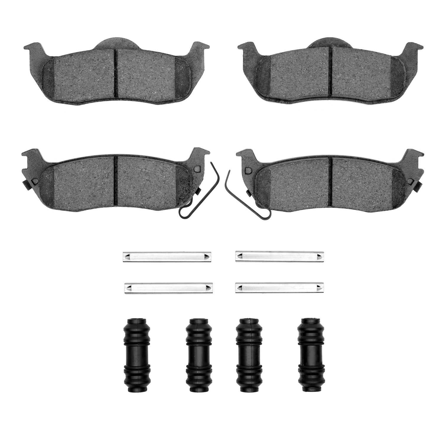 R1 Concepts 2004-2015 Infiniti QX56 Rear Performance Off-Road/Tow Brake Pads & Hardware Kit