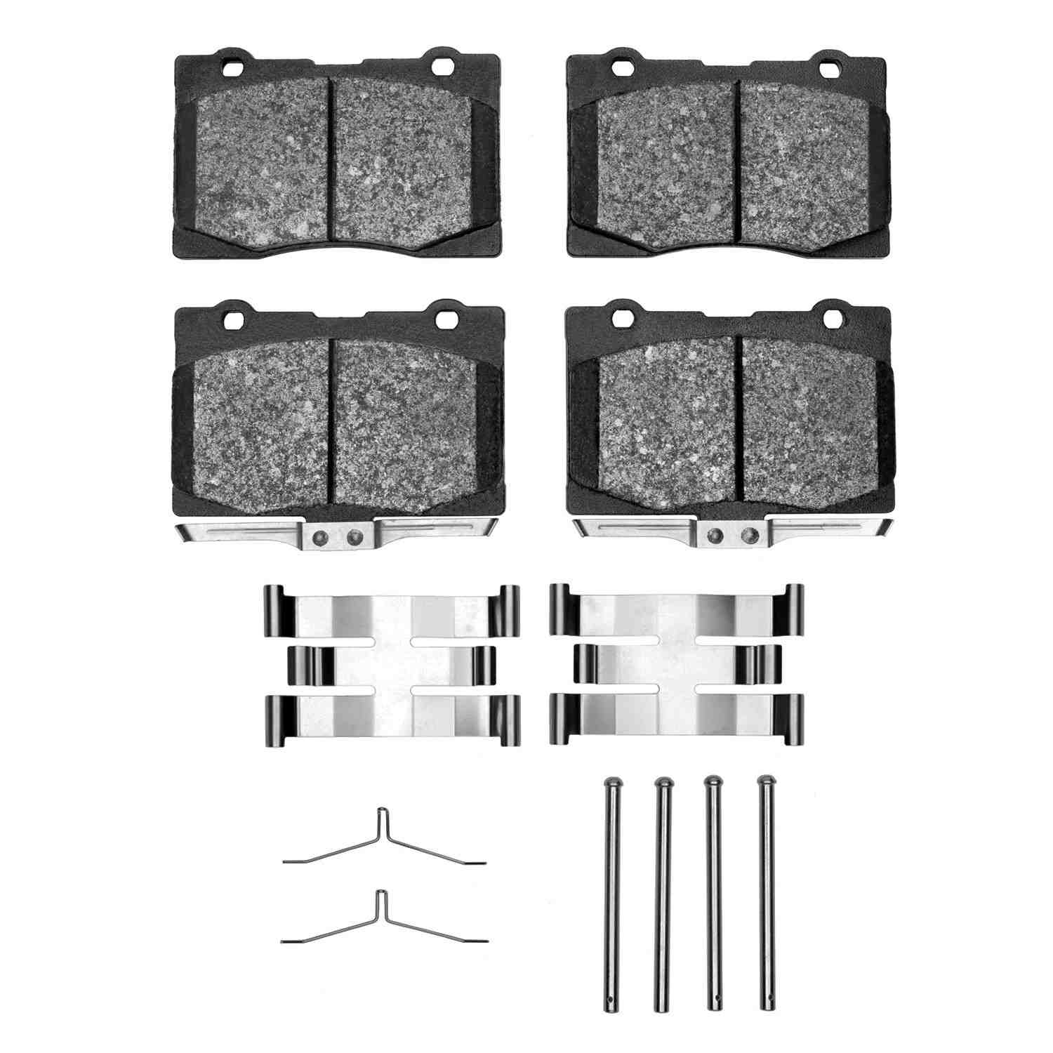 R1 Concepts 2005-2012 Acura RL Front R1 Concepts Semi Met Pads & Hardware Kit
