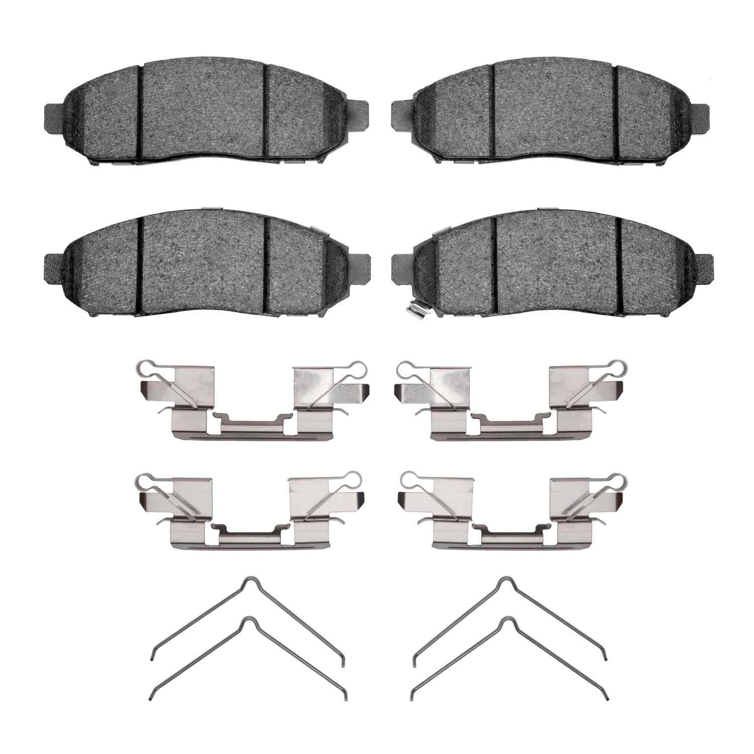 R1 Concepts 2005-2025 Chevrolet City Express Front R1 Concepts Ceramic Pads & Hardware Kit