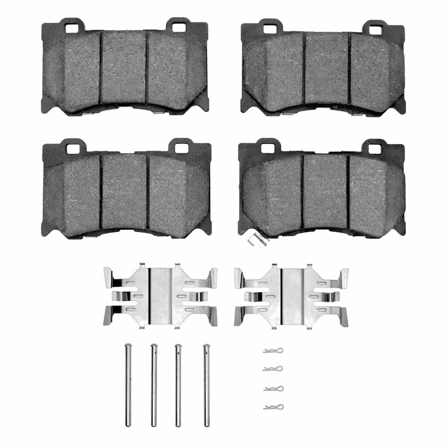 R1 Concepts 2008-2025 Infiniti FX50 Front R1 Concepts Optimum OE Pads & Hardware Kit