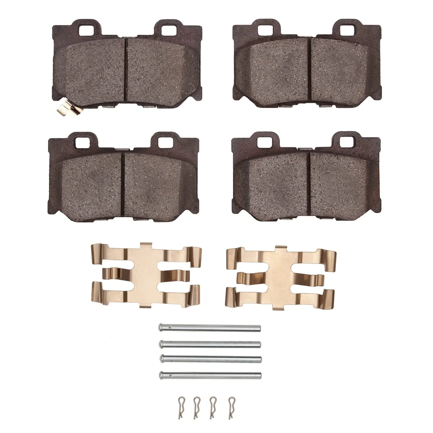 R1 Concepts 2008-2025 Infiniti FX50 Rear R1 Concepts Optimum OE Pads & Hardware Kit