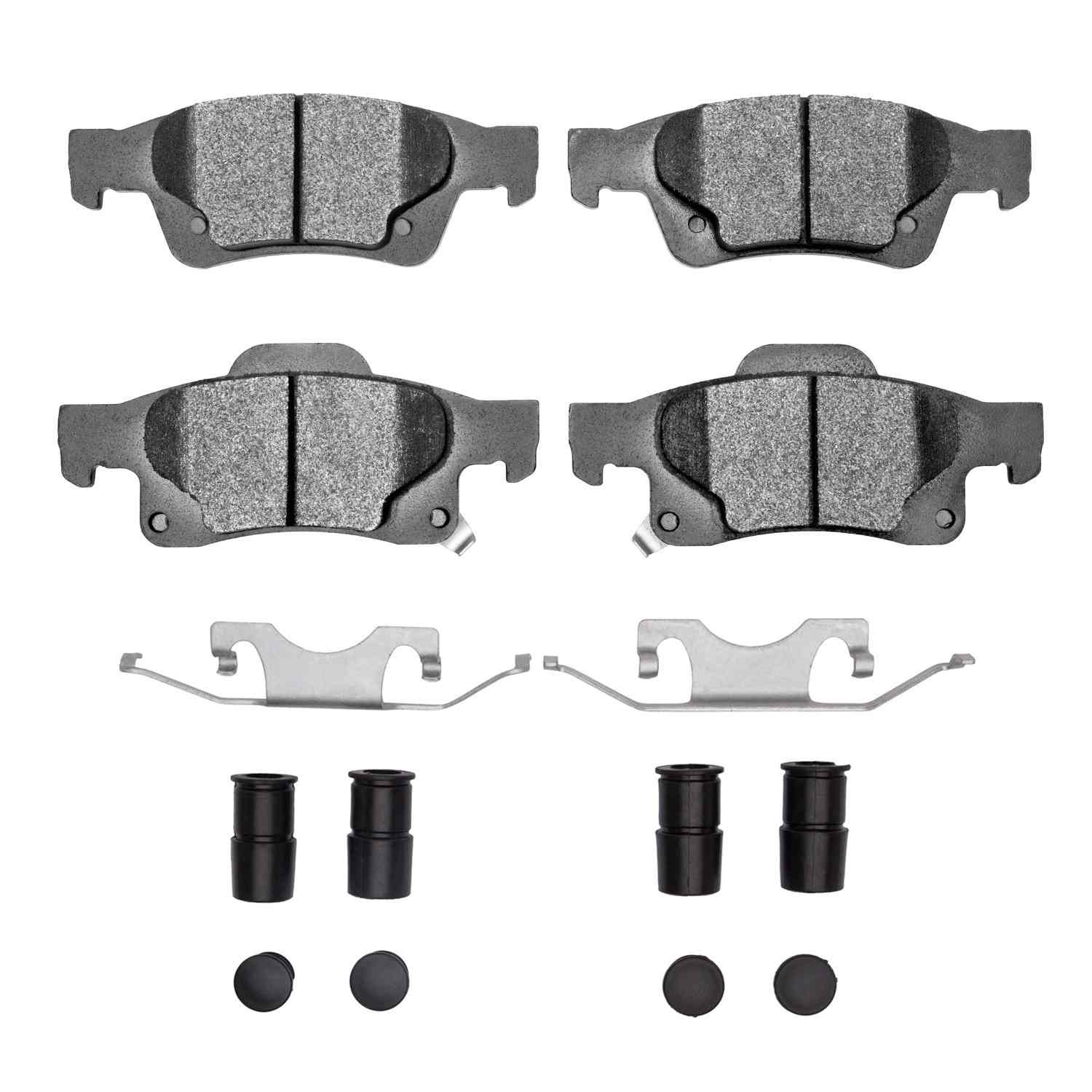 R1 Concepts 2011-2025 Dodge Durango Rear R1 Concepts Semi Met Pads & Hardware Kit