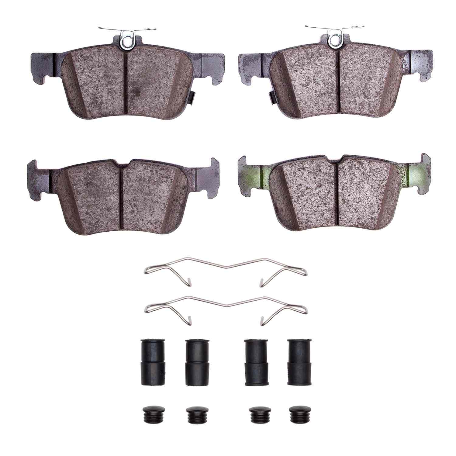R1 Concepts 2013-2024 Ford Special SERVICE POLICE Sedan Rear R1 Concepts Ceramic Pads & Hardware Kit