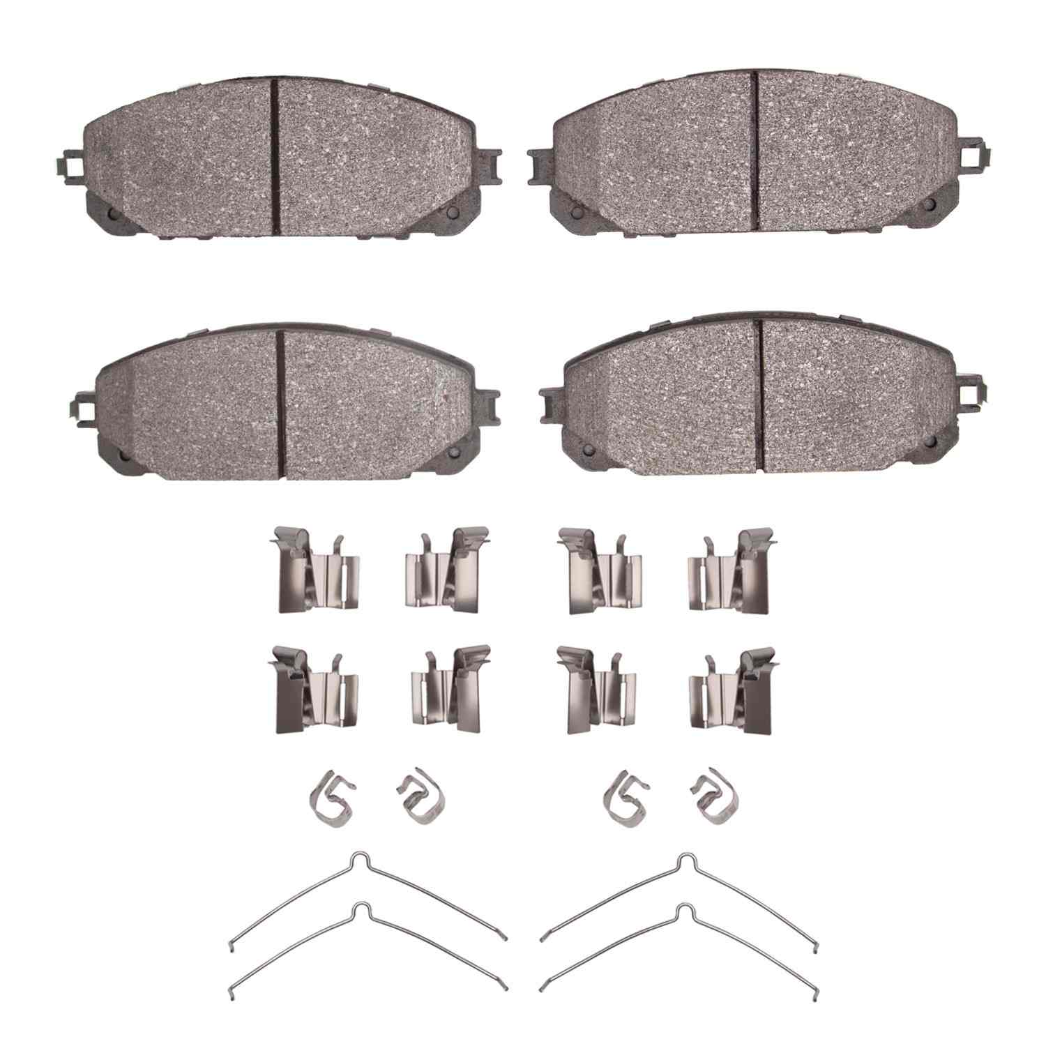 R1 Concepts 2014-2023 Jeep Cherokee Front R1 Concepts Semi Met Pads & Hardware Kit