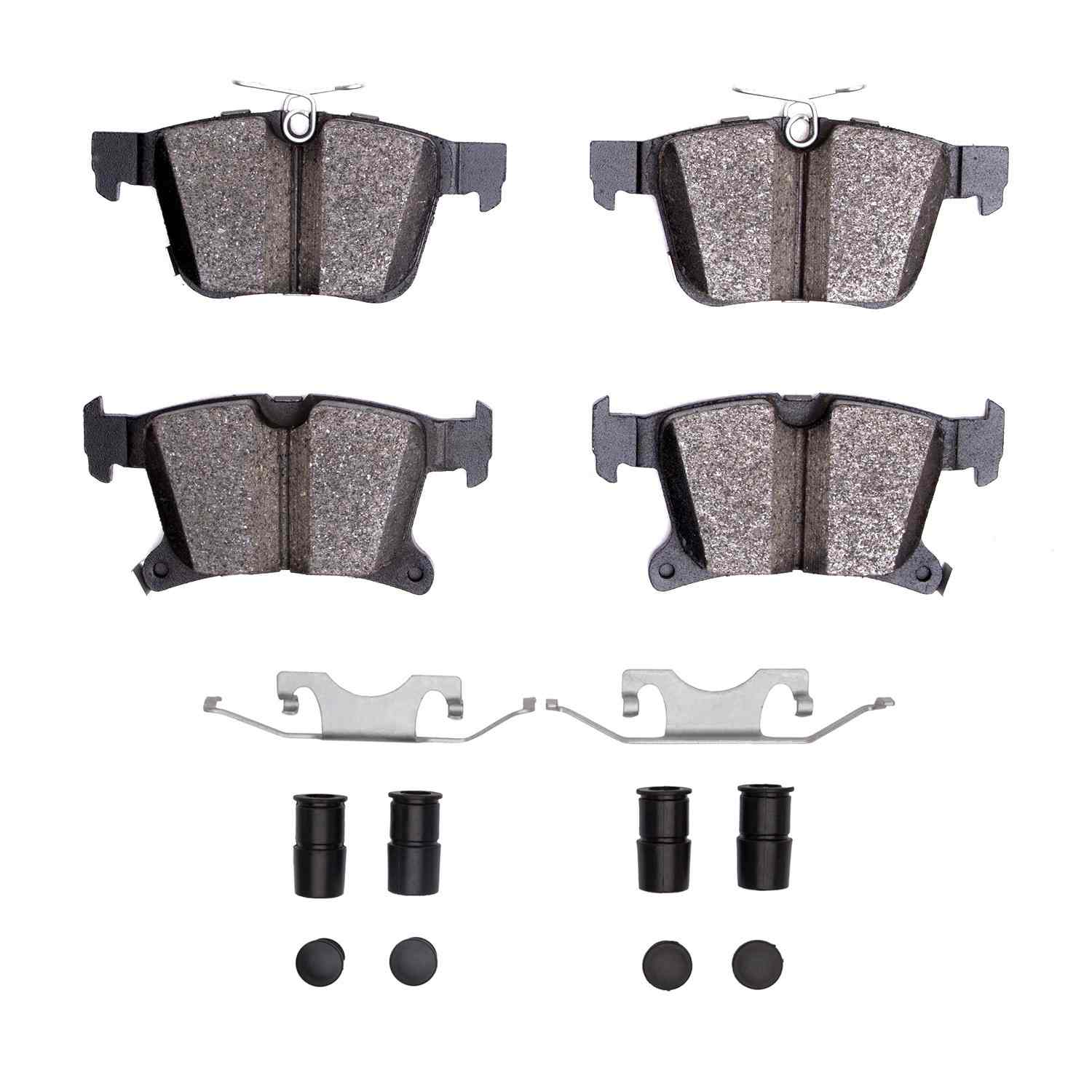 R1 Concepts 2017-2024 Chrysler Grand Caravan Rear R1 Concepts Ceramic Pads & Hardware Kit