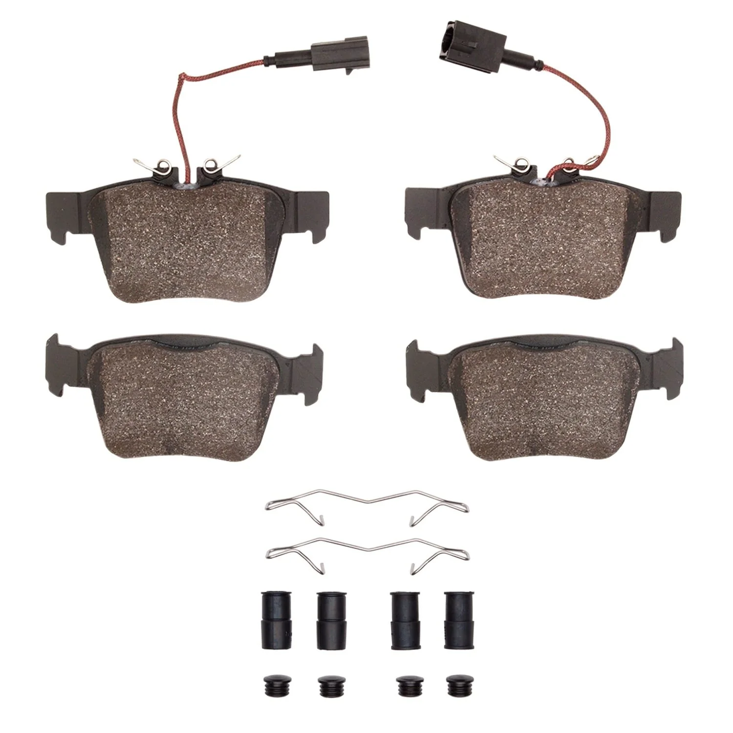 R1 Concepts 2017-2025 Alfa Romeo Stelvio Rear R1 Concepts Ceramic Pads & Hardware Kit