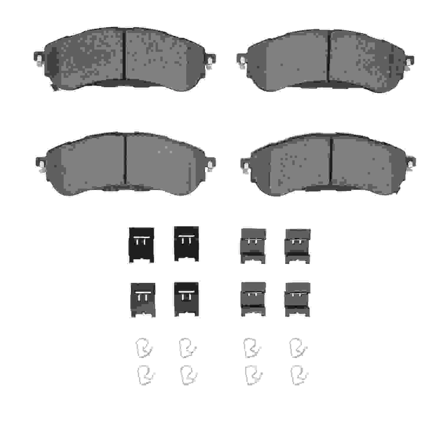 R1 Concepts 2019-2023 Ford Ranger (USA/Canada) Rear Performance Off-Road/Tow Brake Pads & Hardware Kit