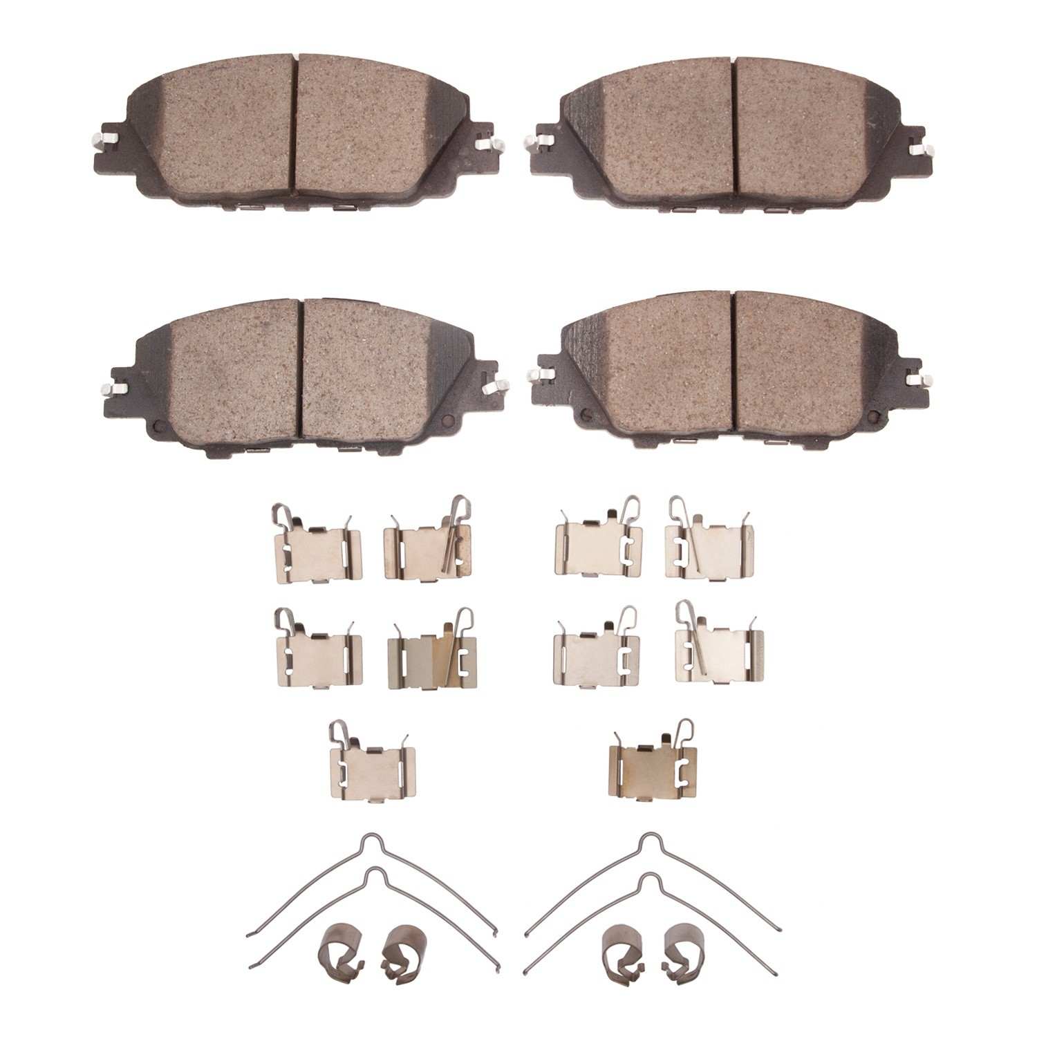 R1 Concepts 2019-2025 Toyota Corolla (Mexico) Front R1 Concepts Optimum OE Pads & Hardware Kit