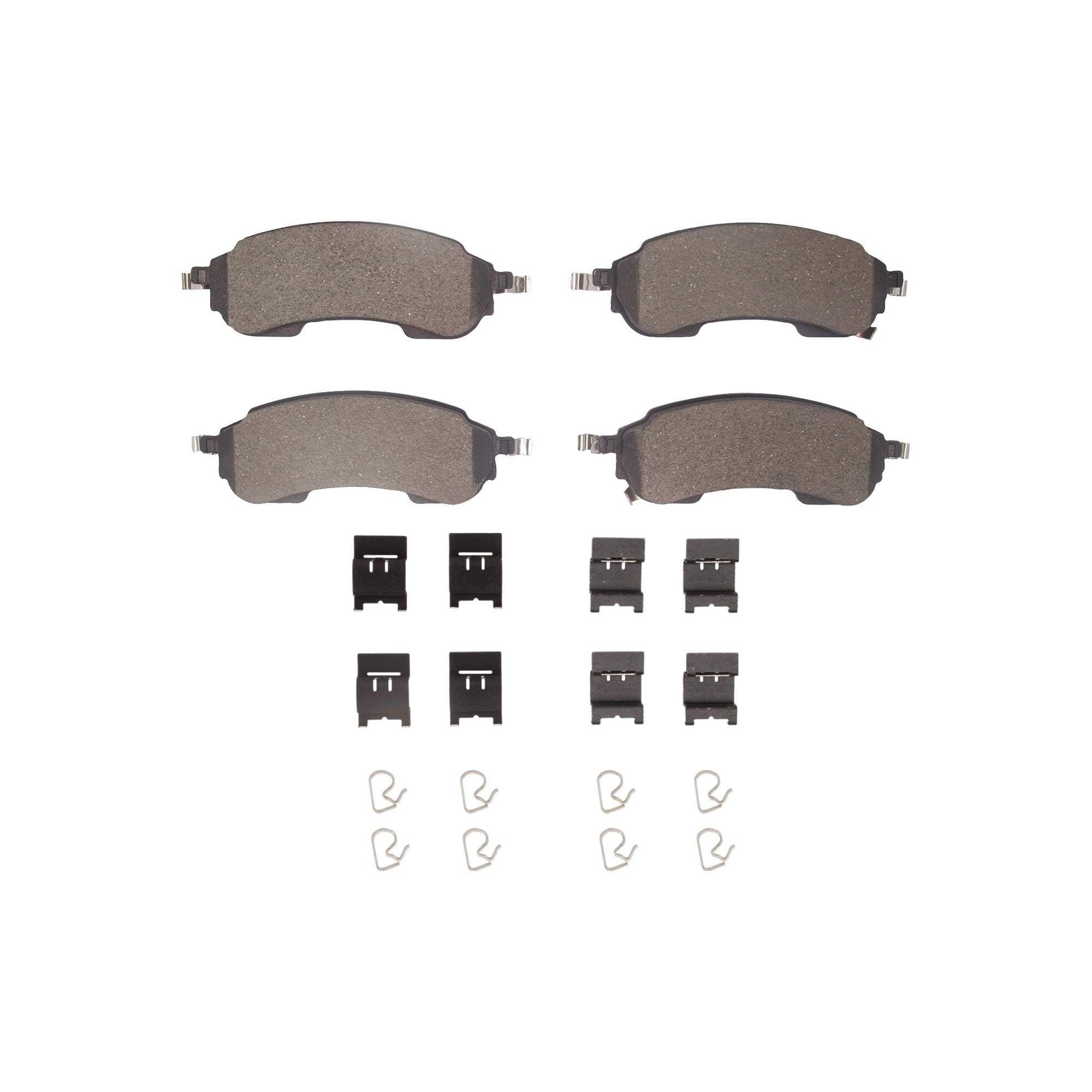 R1 Concepts 2021-2025 Ford Ranger (USA/Canada) Rear Performance Off-Road/Tow Brake Pads & Hardware Kit