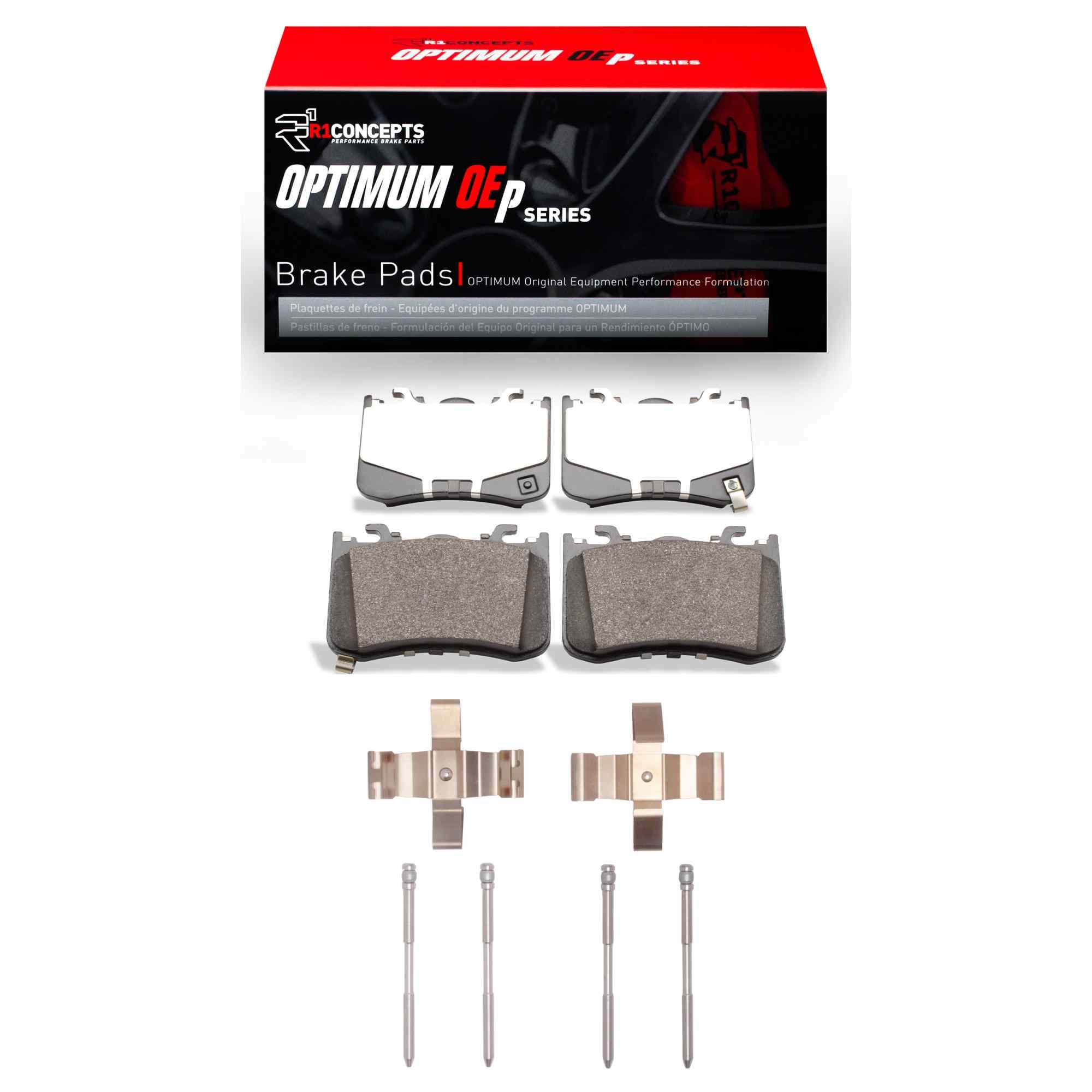R1 Concepts 2024-2025 Ford Mustang Rear R1 Concepts Optimum OE Pads & Hardware Kit