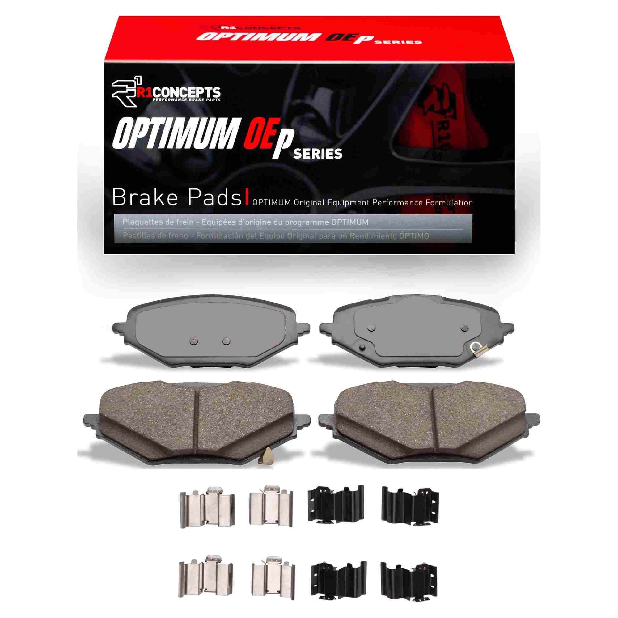 R1 Concepts 2024-2025 Mazda CX-70 Rear R1 Concepts Optimum OE Pads & Hardware Kit