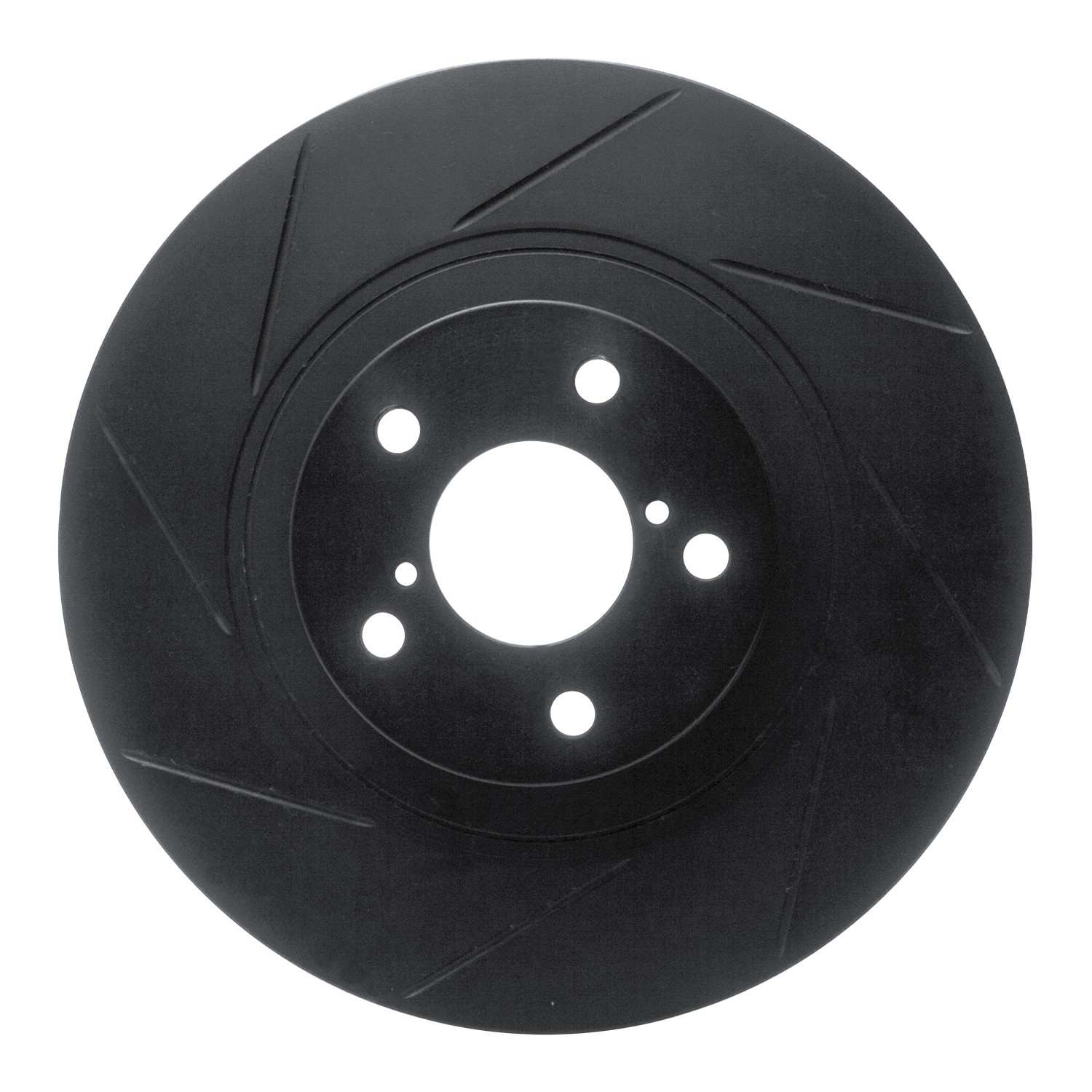 R1 Concepts 22-25 Toyota GR86 Front Left Slotted Black Brake Rotor