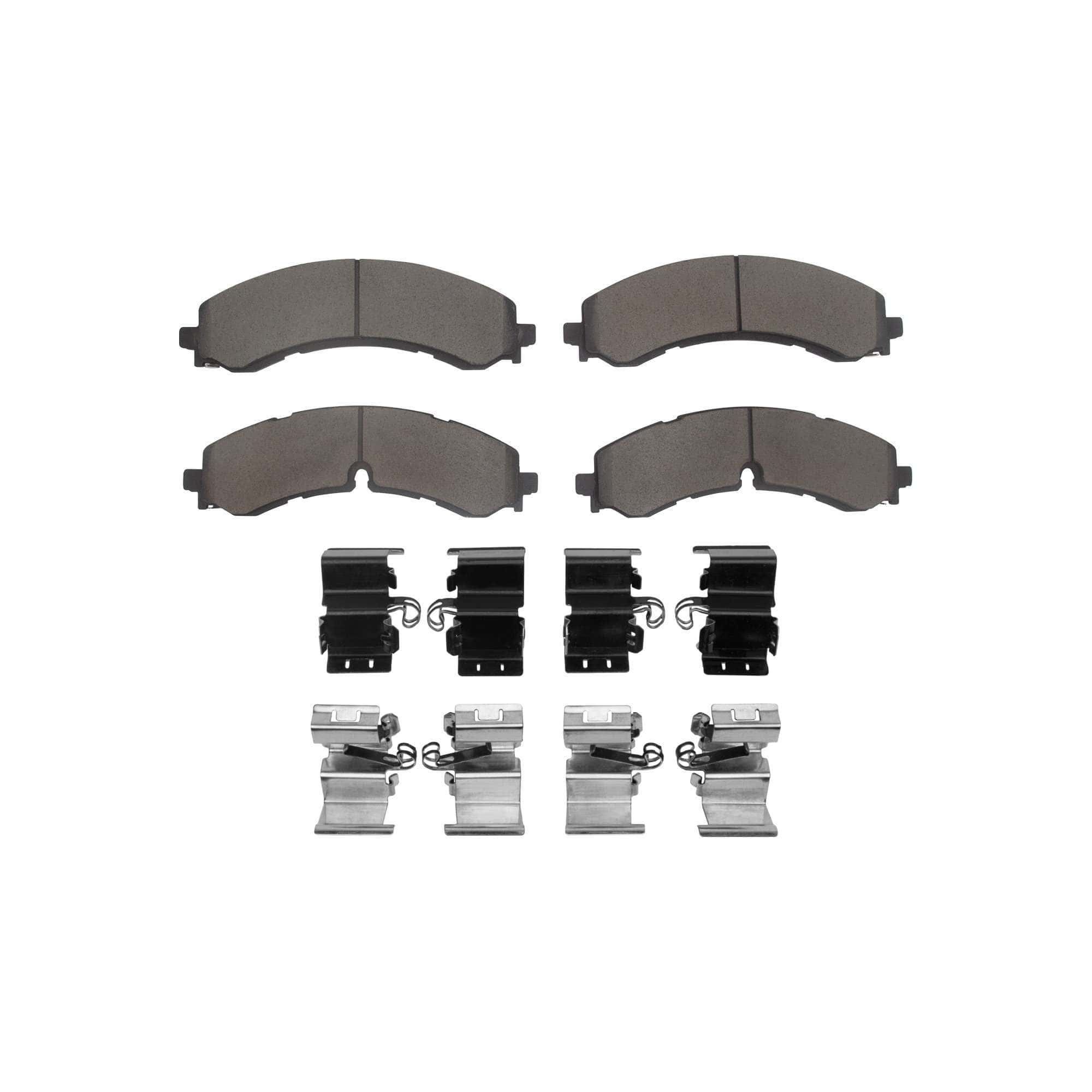 R1 Concepts 22-26 BrightDrop Zevo 400 Front Optimum OE Pads & Hardware Kit