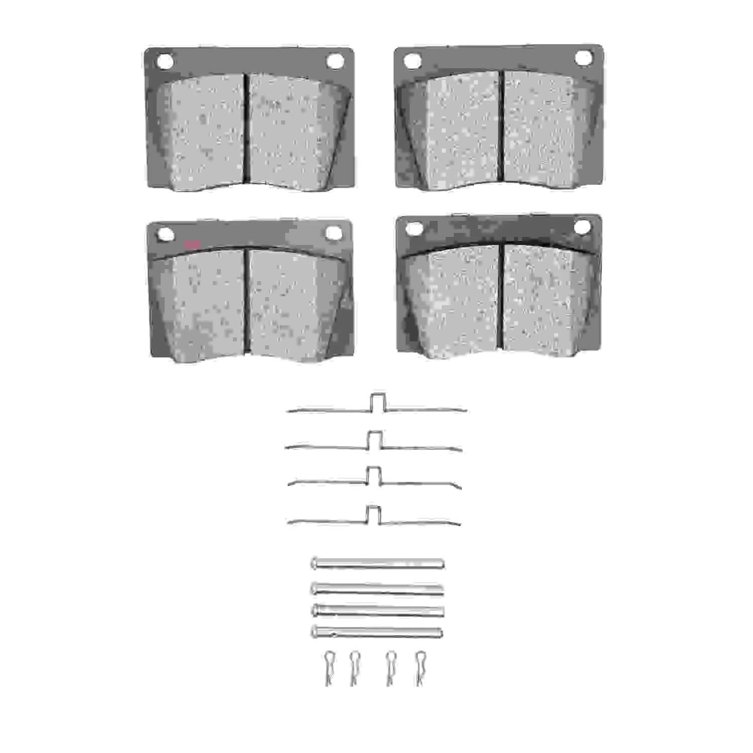 R1 Concepts 61-79 Volvo 1800 Front Ceramic Brake Pads and Hardware Kit