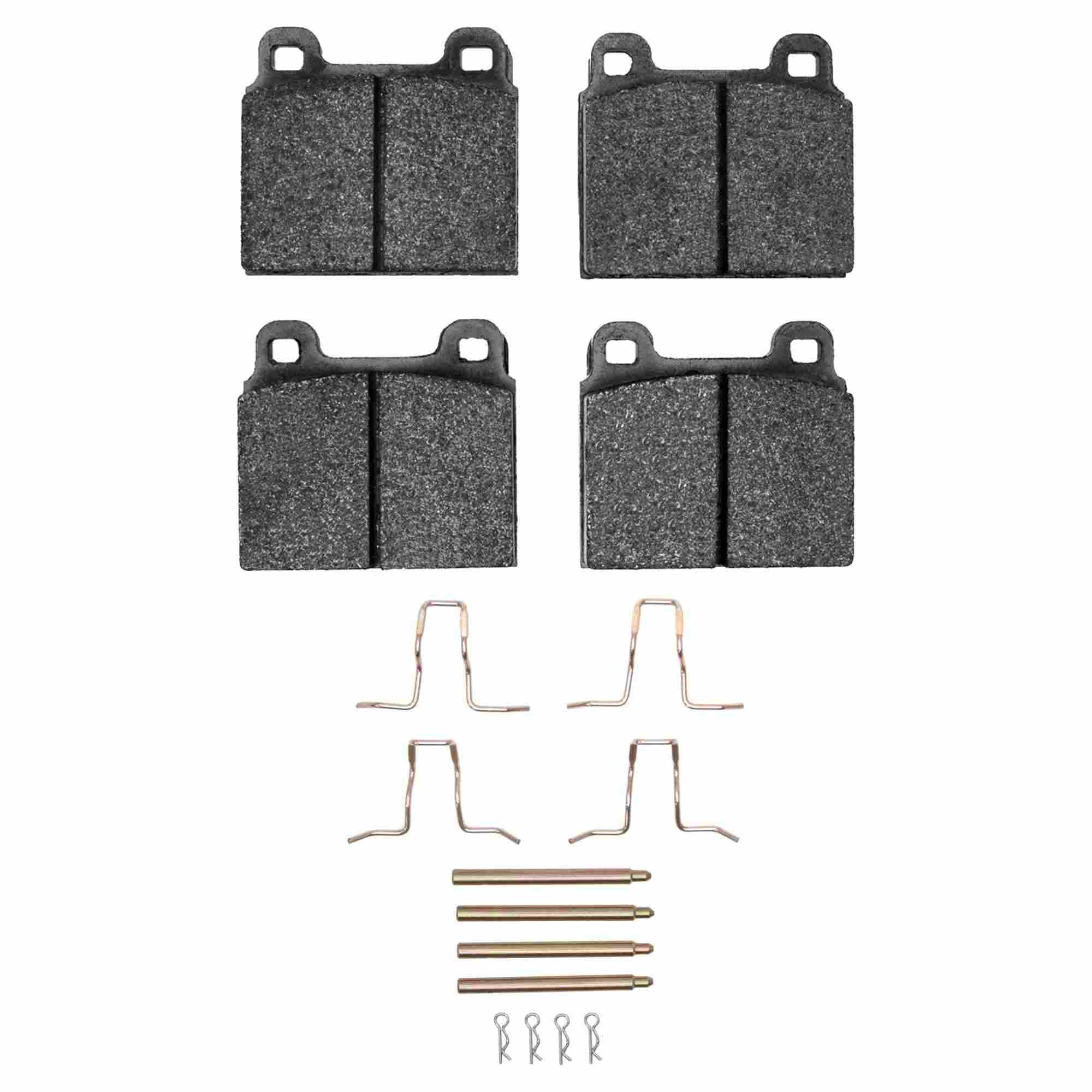 R1 Concepts 63-76 Mercedes-Benz 300Sel Front Optimum OE Brake Pads and Hardware Kit