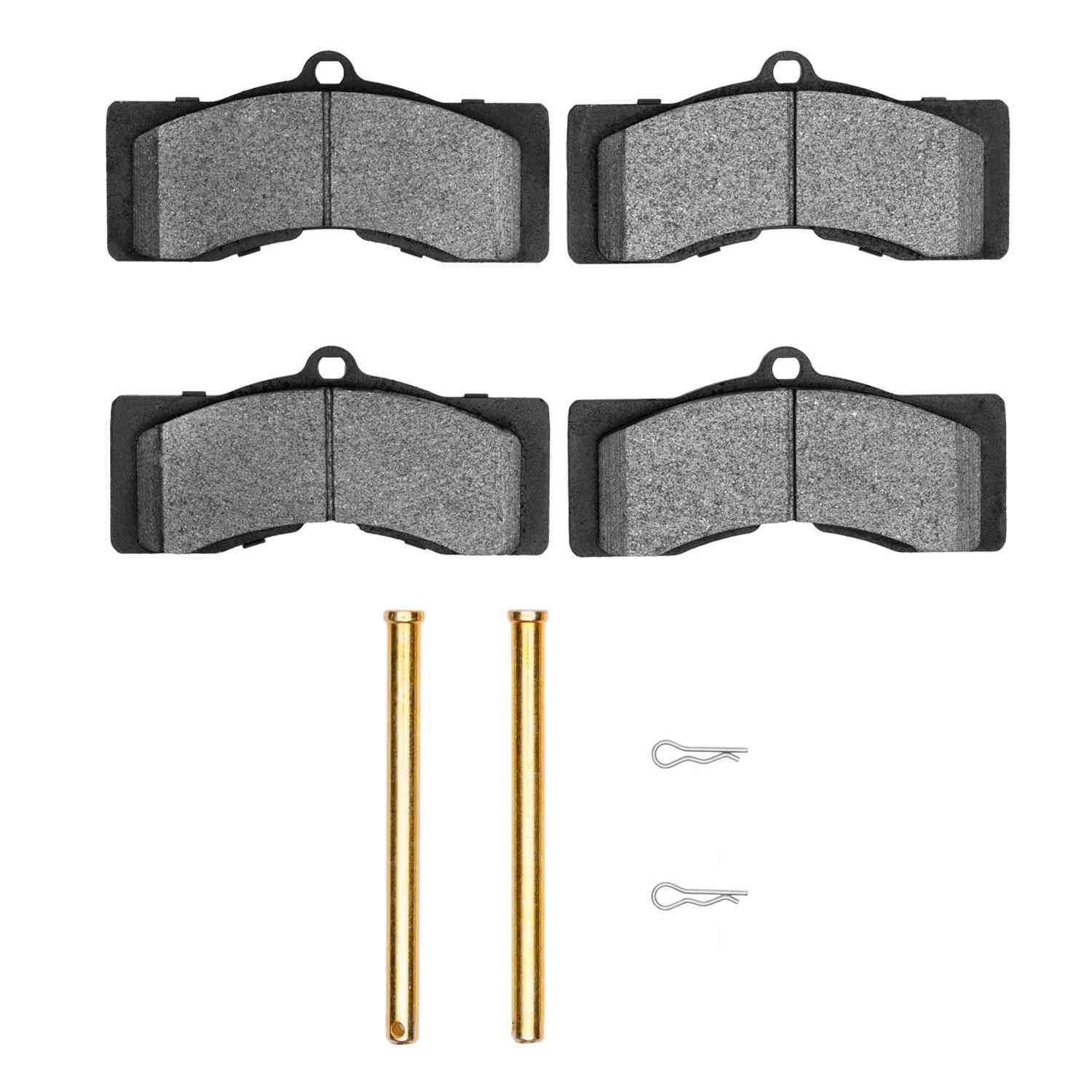R1 Concepts 63-82 Chevrolet Corvette Front/Rear Performance Sport Pads & Hardware Kit