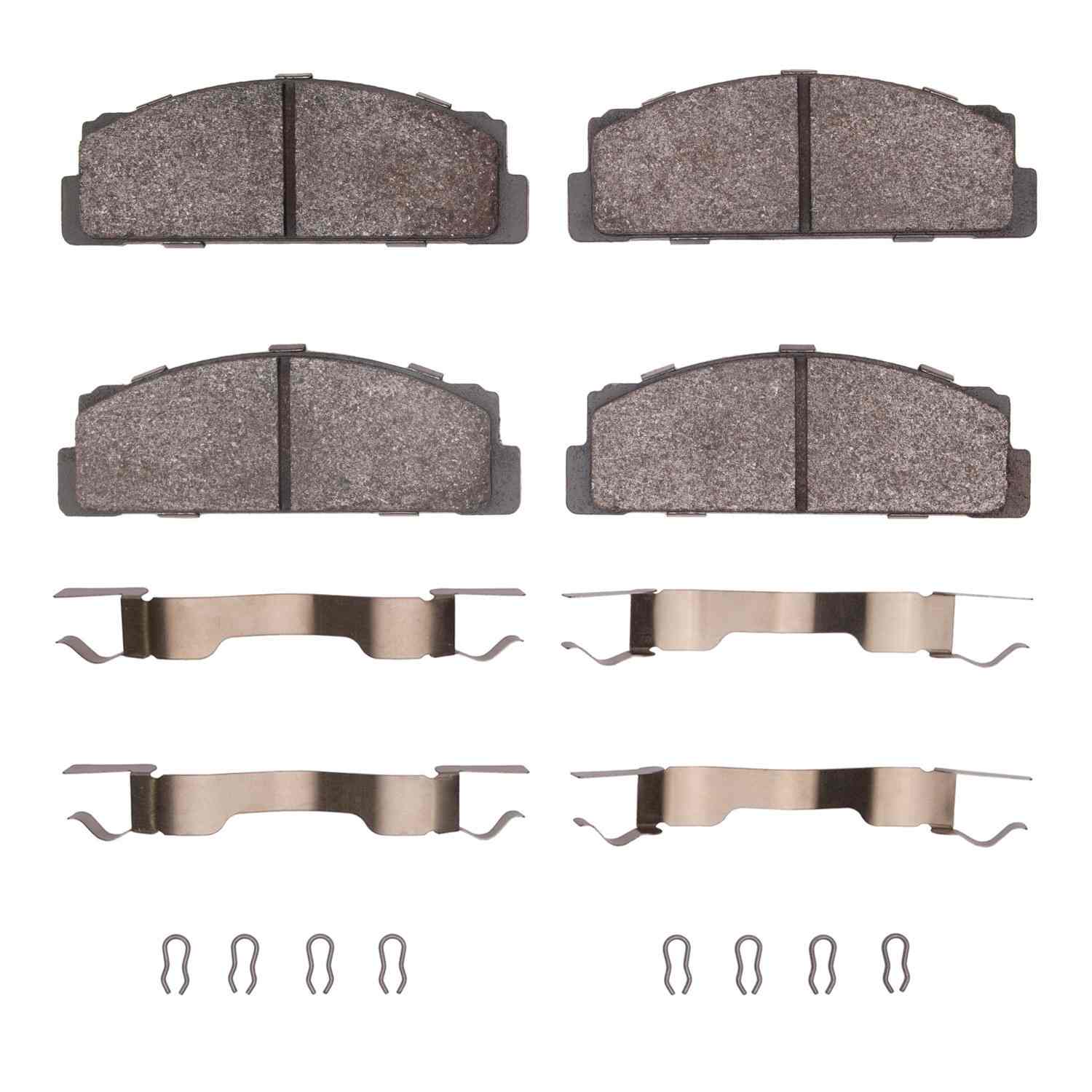 R1 Concepts 66-83 Fiat X-1/9 Rear Optimum OE Pads & Hardware Kit