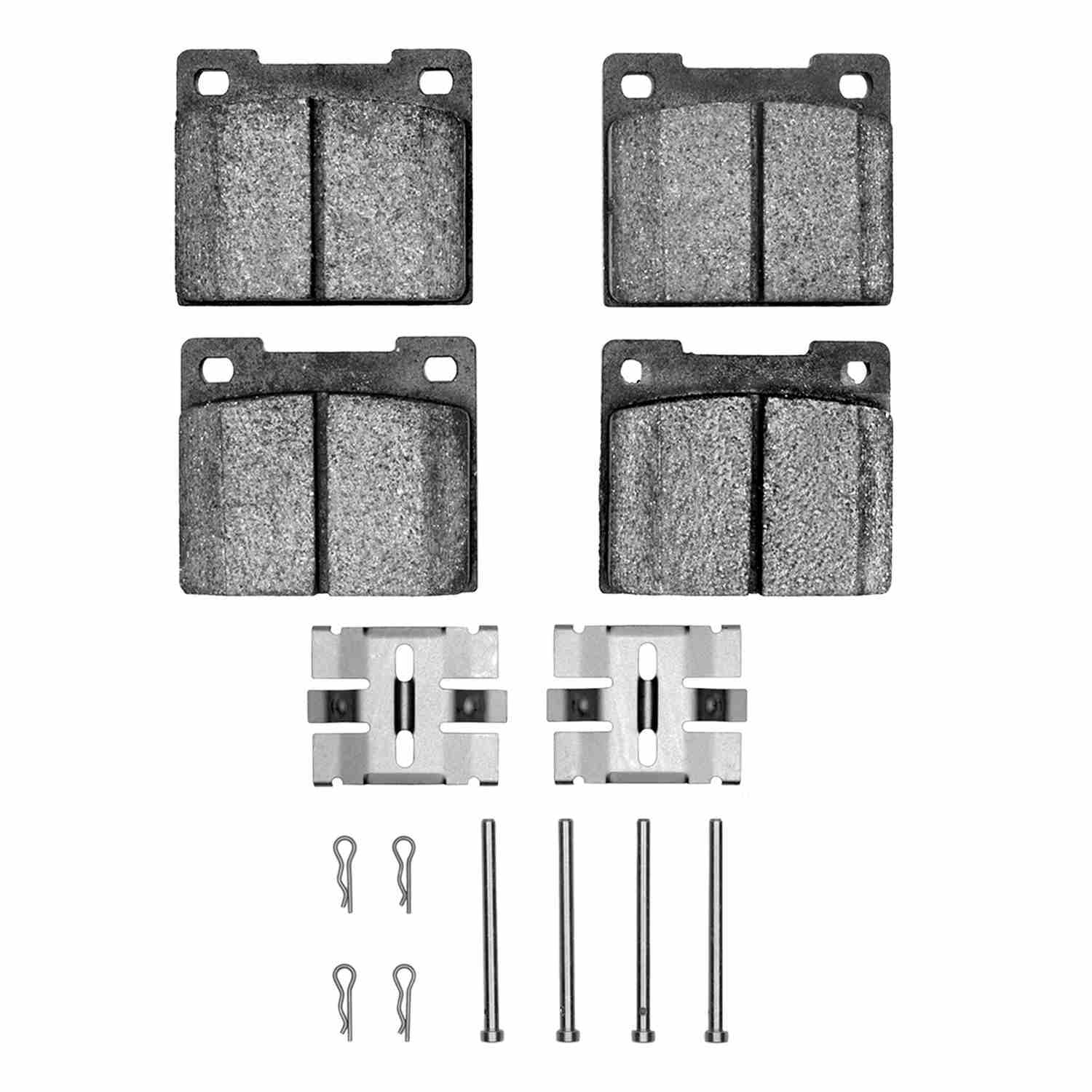 R1 Concepts 67-87 Volvo 244 Rear Semi Met Pads & Hardware Kit