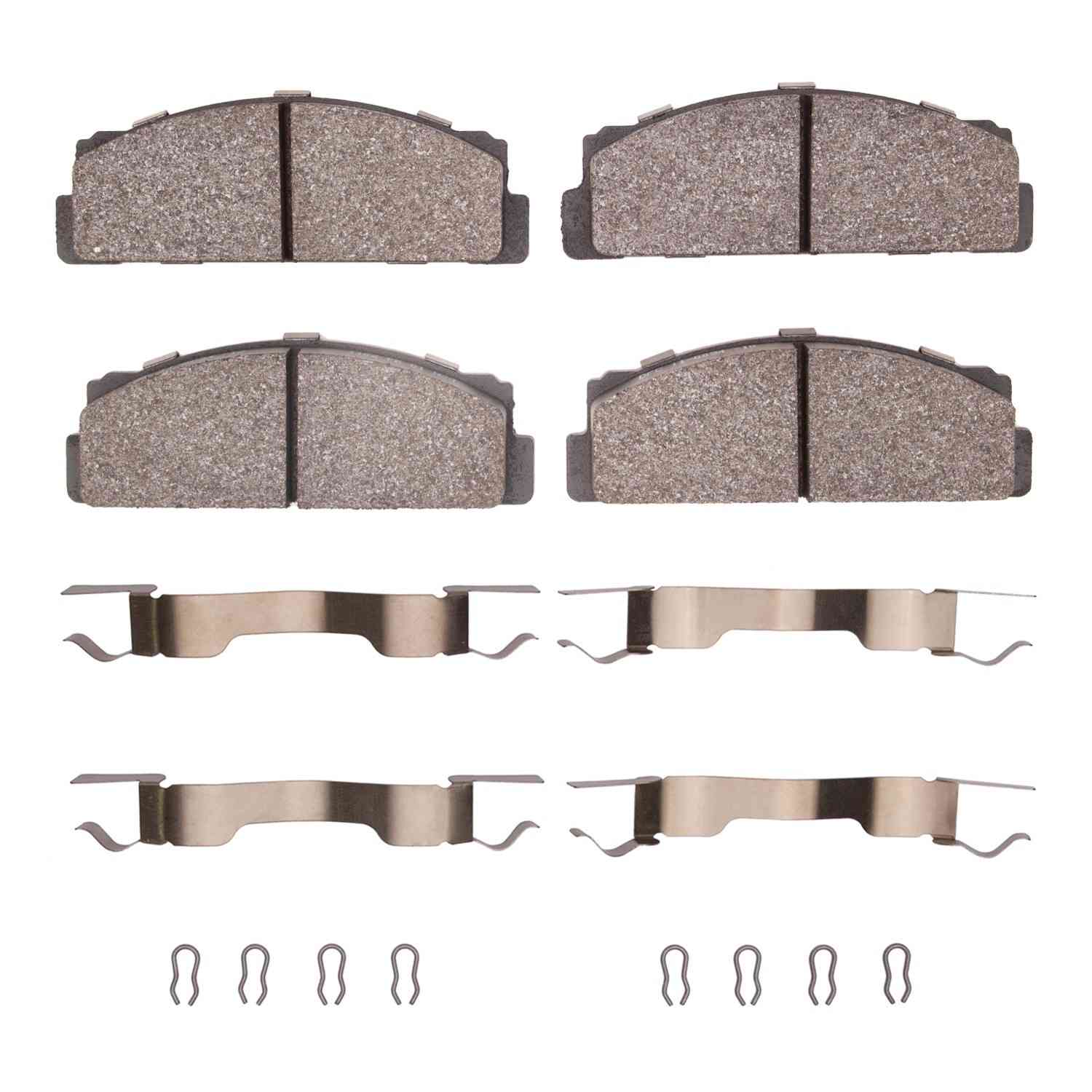 R1 Concepts 68-92 Fiat BRAVA Front R1 Concepts Semi Met Pads & Hardware Kit