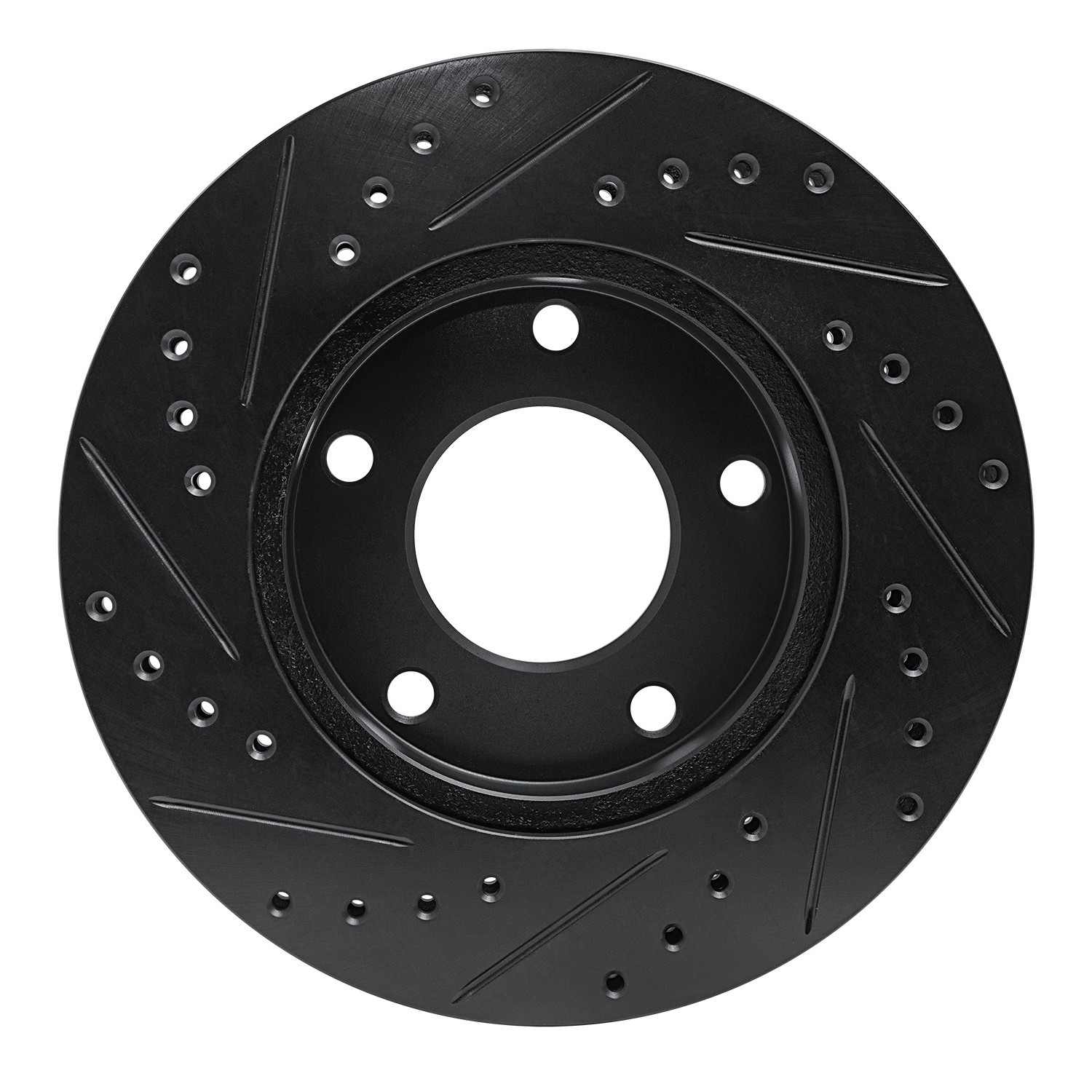 R1 Concepts 69-78 Cadillac Eldorado Rear/Front Right Drilled & Slotted Black Brake Rotor - Image 2