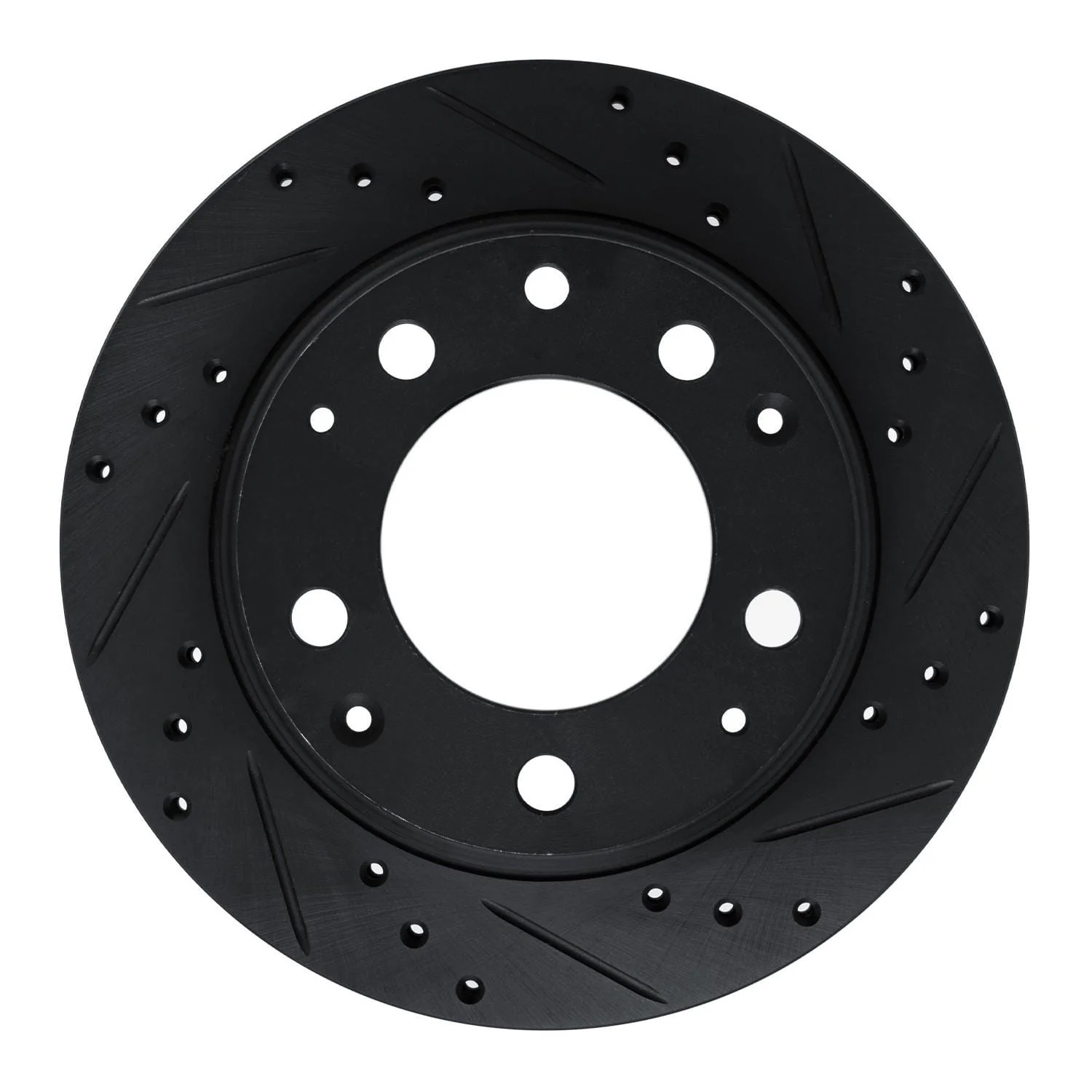 R1 Concepts 69-83 Porsche 911 Rear Right Drilled & Slotted Black Brake Rotor