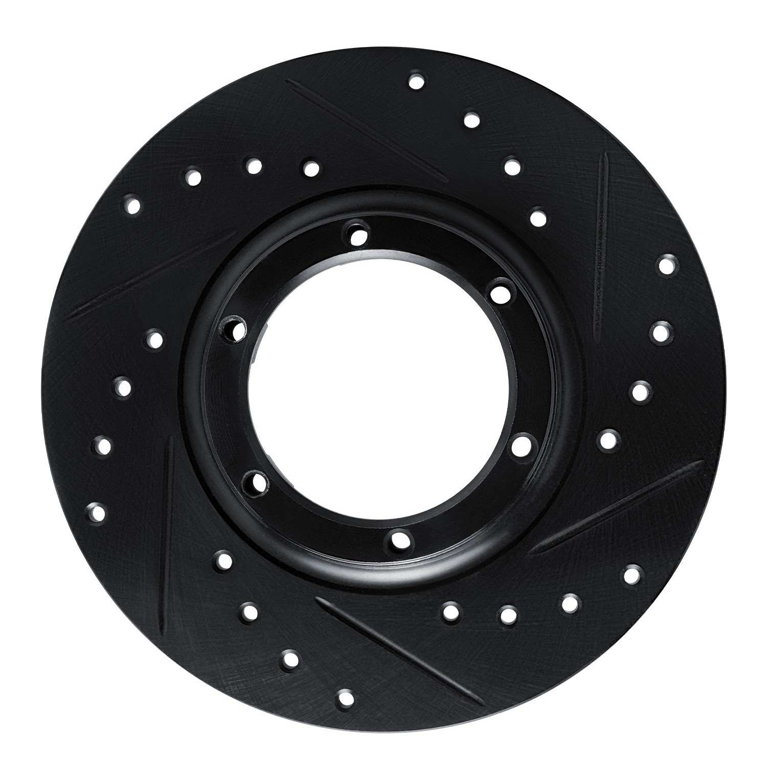 R1 Concepts 71-83 Renault R15 Front Right Rear Right Drilled & Slotted Black Brake Rotor