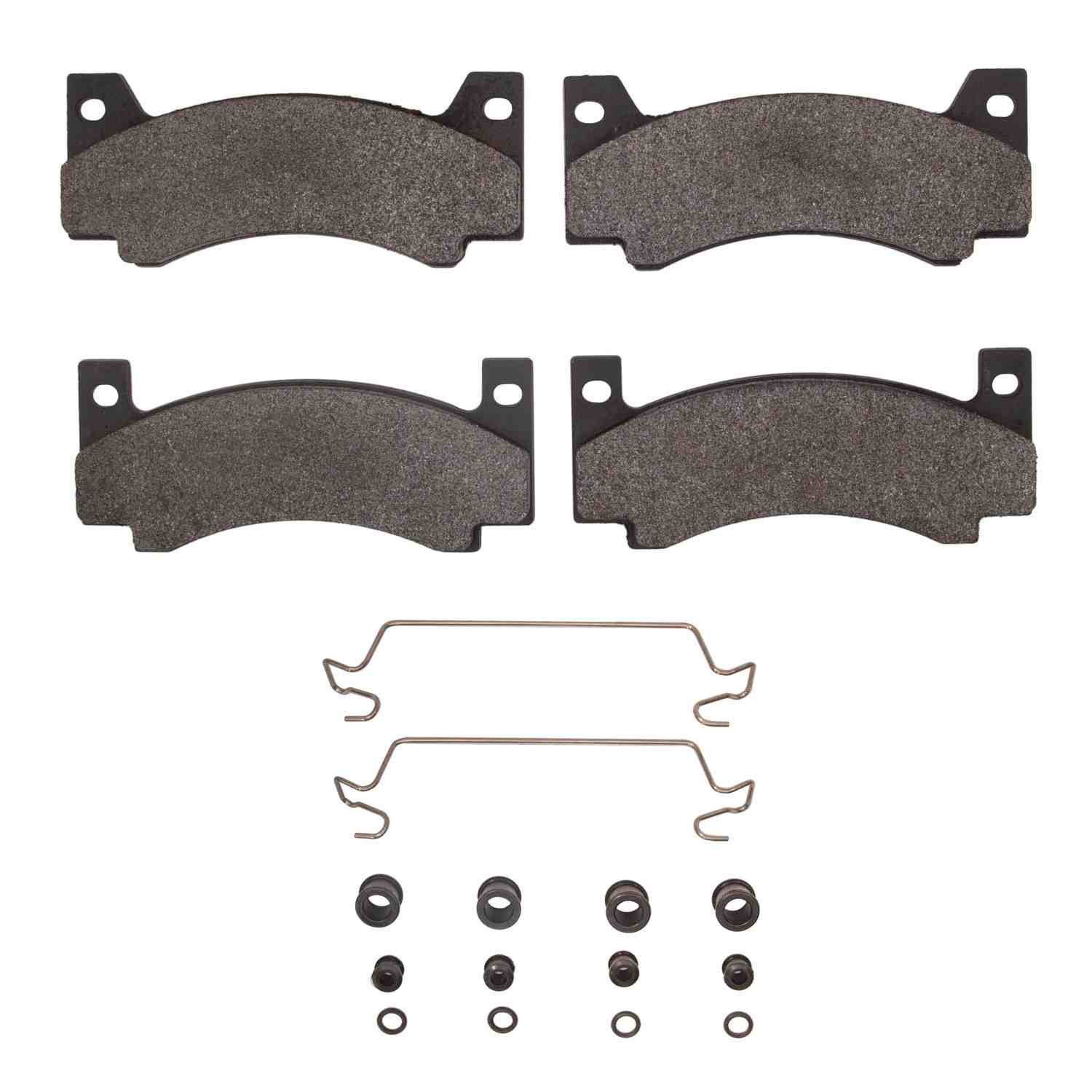 R1 Concepts 73-78 Plymouth Satellite Front Ceramic Brake Pads and Hardware Kit