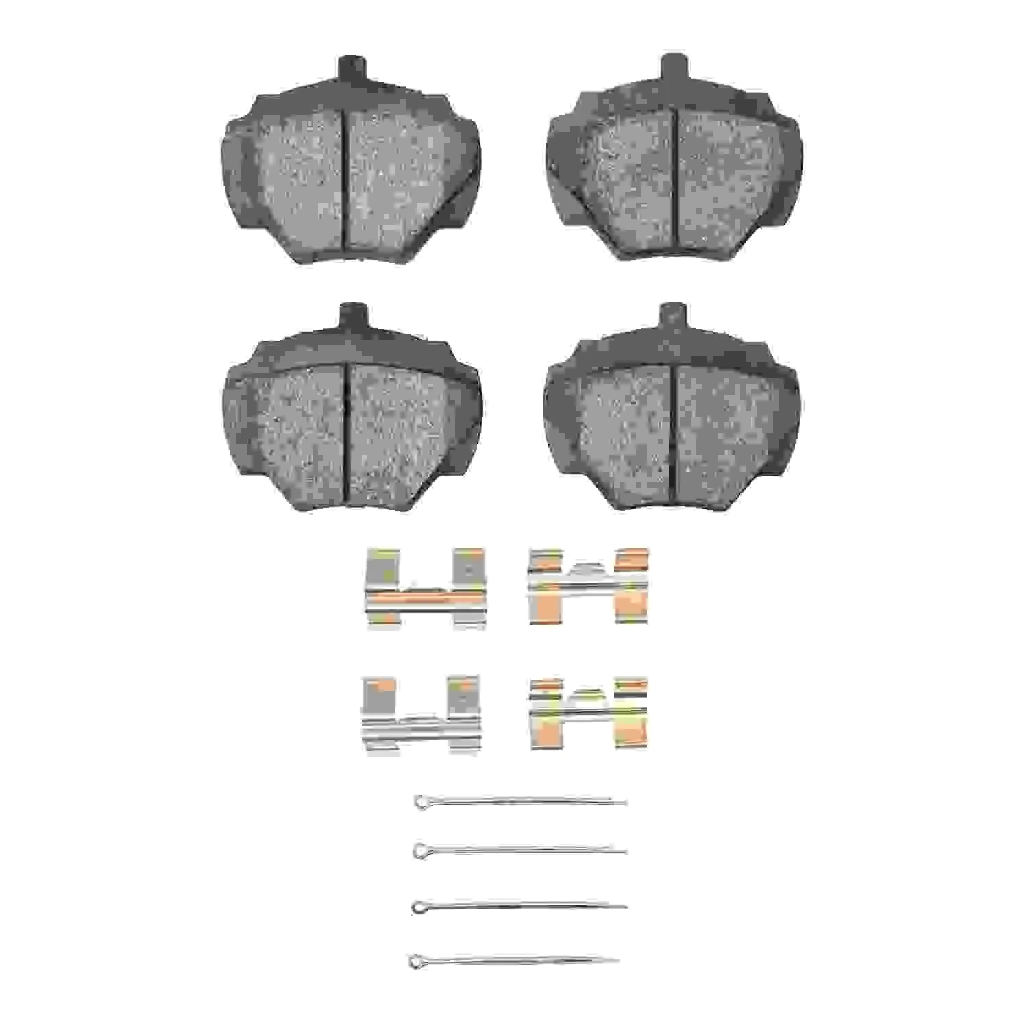 R1 Concepts 74-16 Land Rover Discovery Rear Optimum OE Pads & Hardware Kit