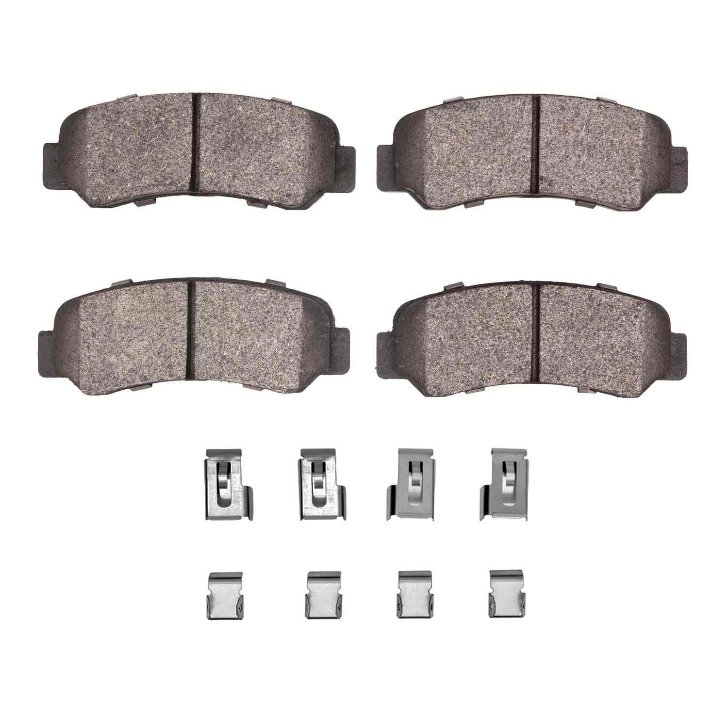 R1 Concepts 76-80 Plymouth Arrow Rear Ceramic Brake Pads and Hardware Kit