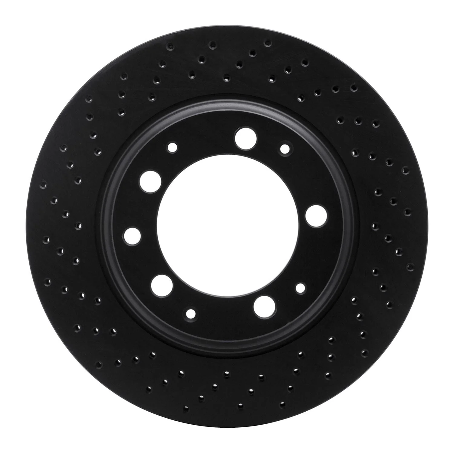R1 Concepts 78-89 Porsche 911/930 Rear Left Drilled Black Brake Rotor